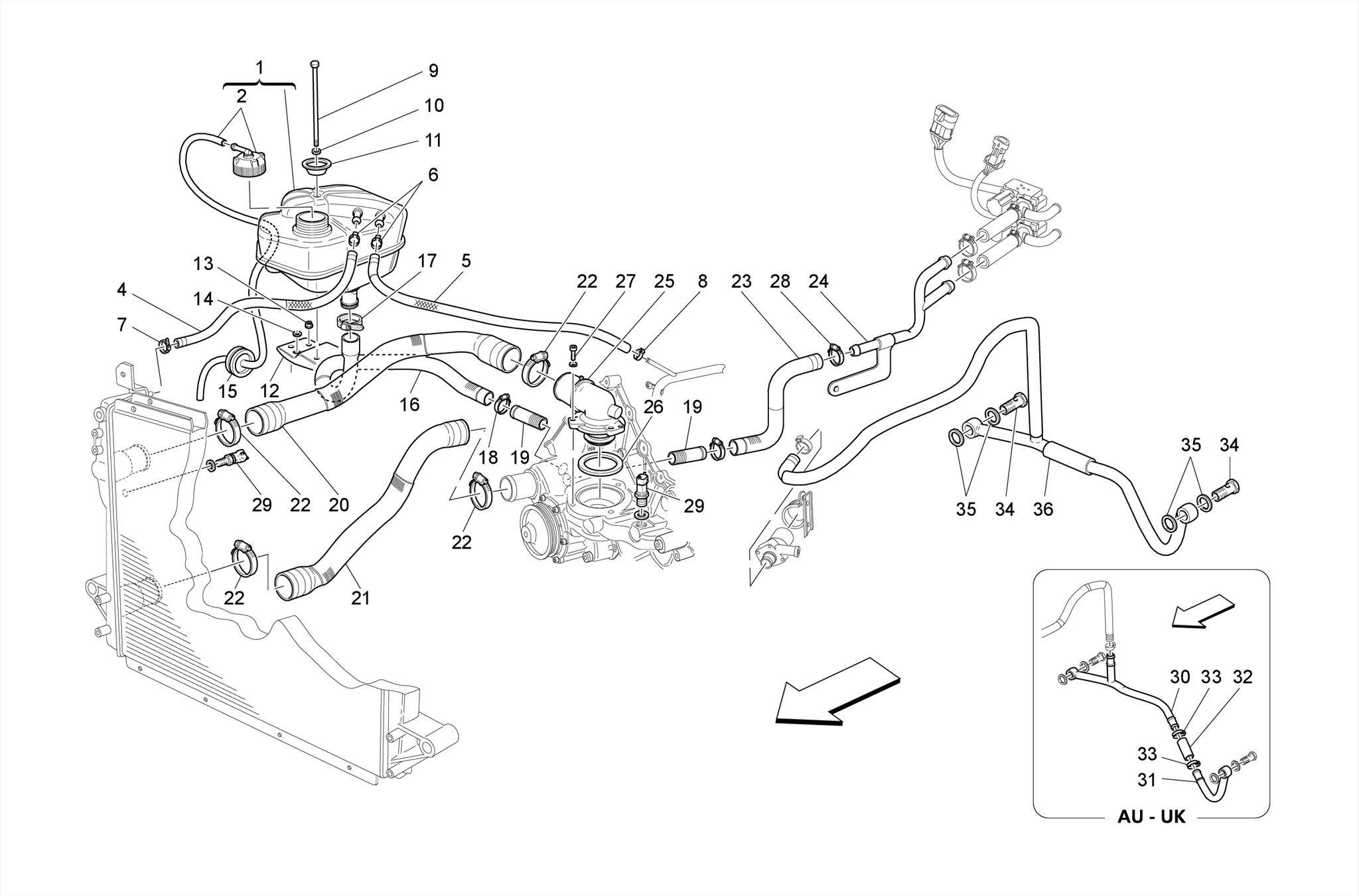 COOLING SYSTEM: NOURICE AND LINES