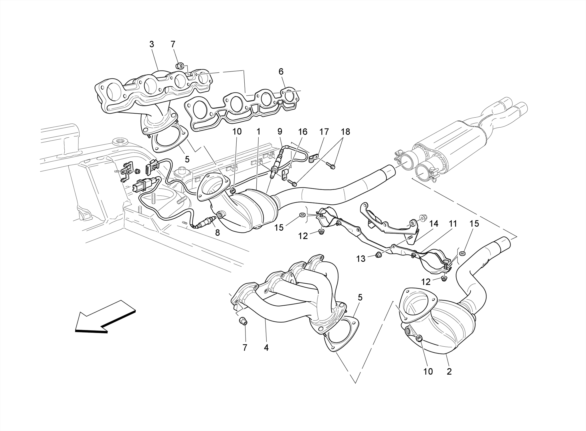 PRE-CATALYTIC CONVERTERS AND CATALYTIC CONVERTERS