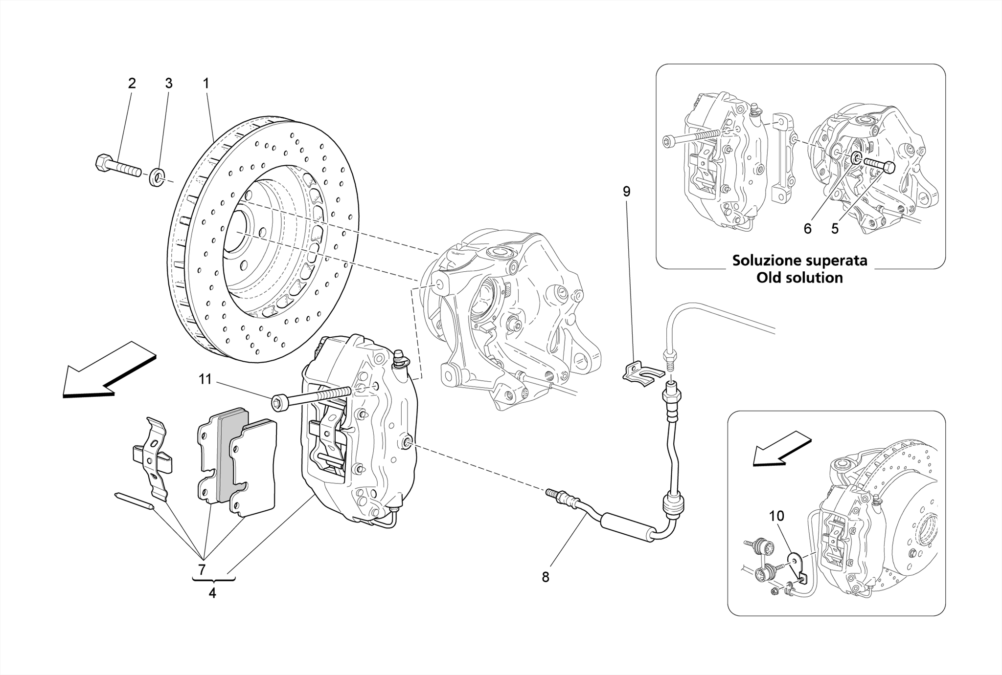 BRAKING DEVICES ON REAR WHEELS