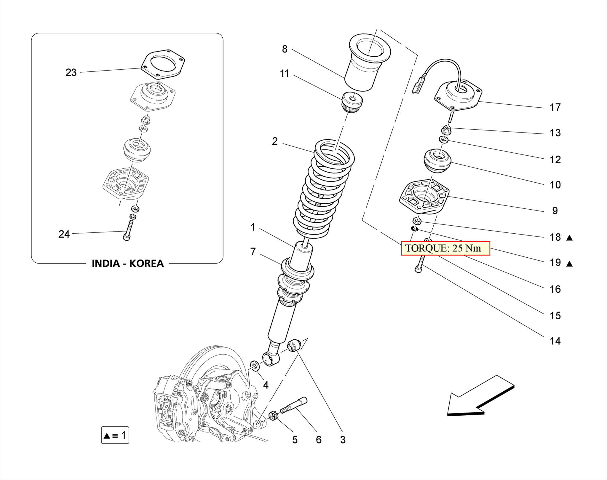 REAR SHOCK ABSORBER DEVICES