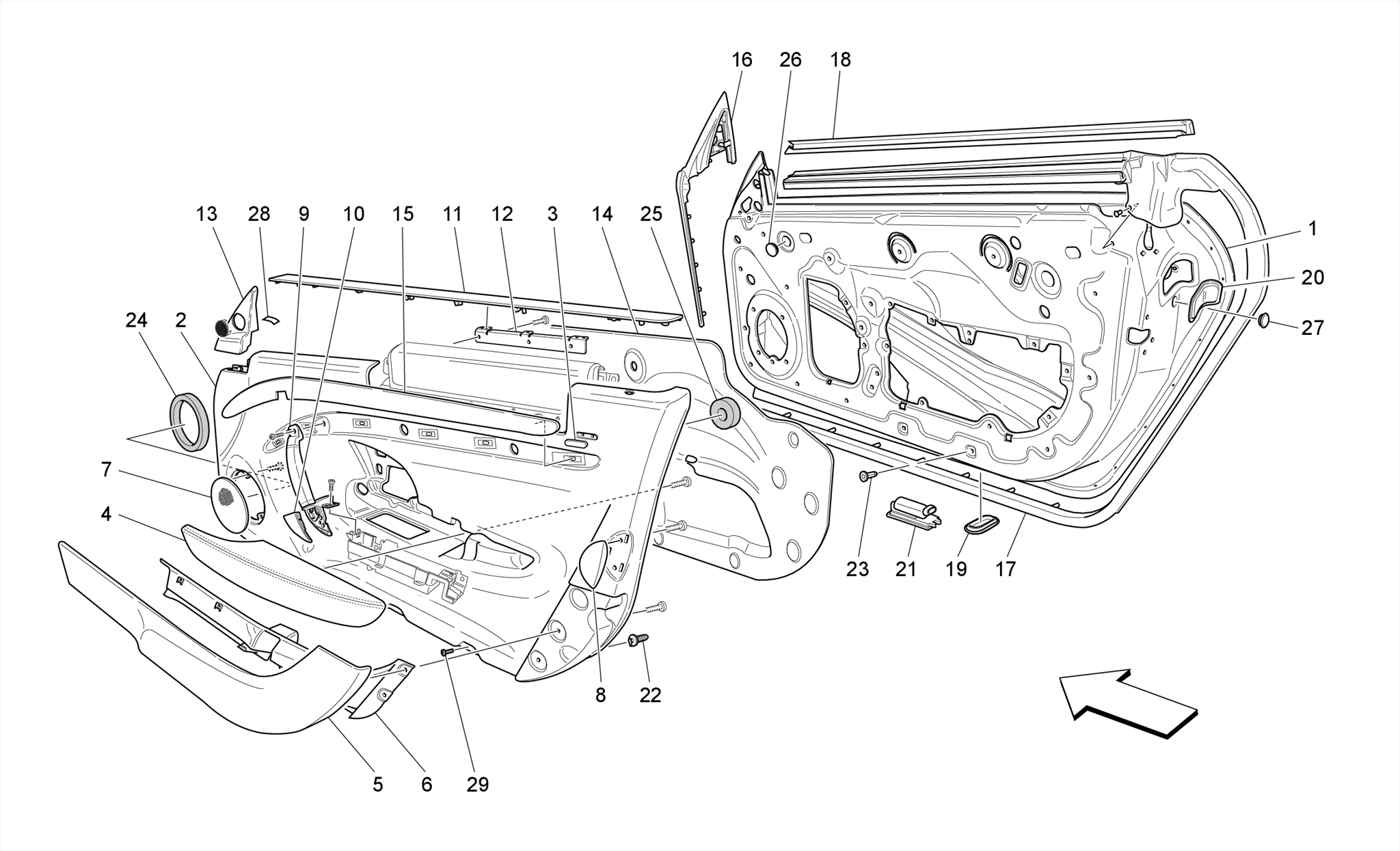 FRONT DOORS: TRIM PANELS