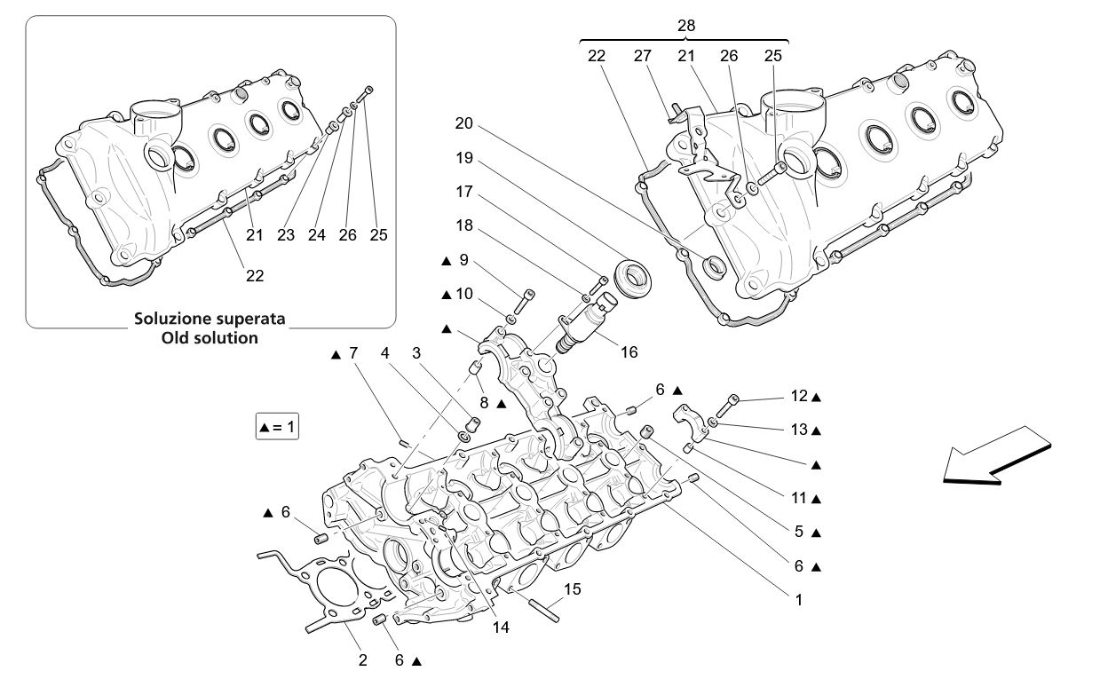 LH CYLINDER HEAD