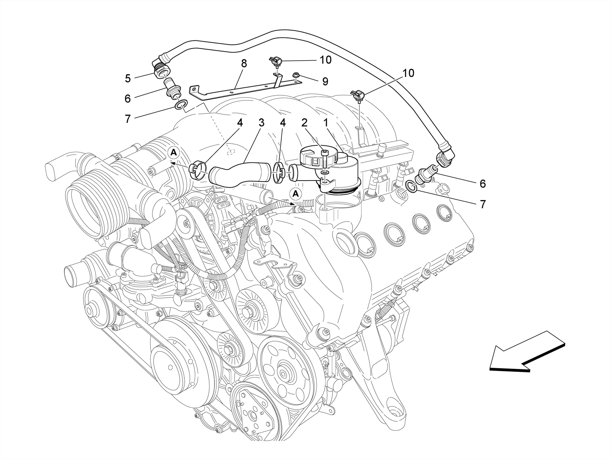 OIL VAPOUR RECIRCULATION SYSTEM