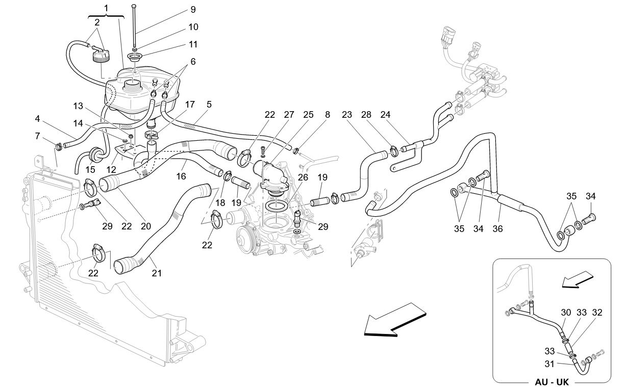 COOLING SYSTEM - NOURICE AND LINES