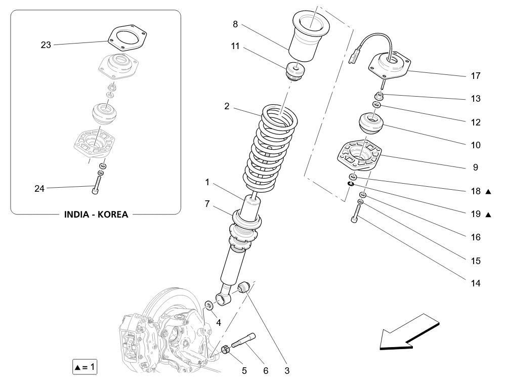 REAR SHOCK ABSORBER DEVICES - SKYHOOK SYSTEM