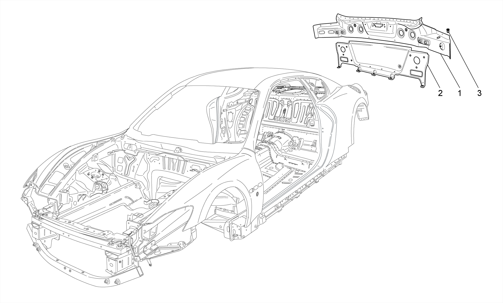 BODYWORK AND REAR OUTER TRIM PANELS