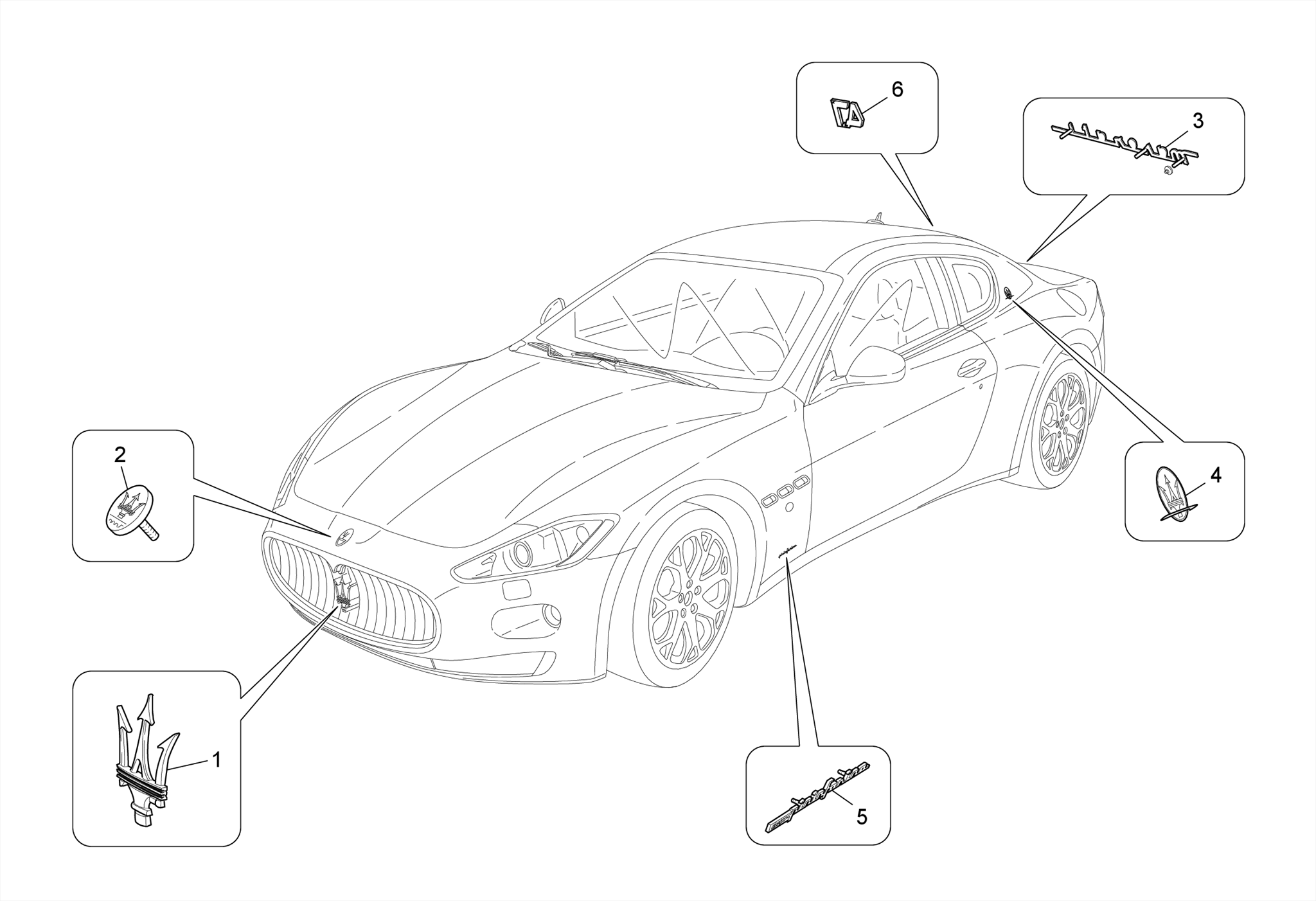 TRIMS, BRANDS AND SYMBOLS
