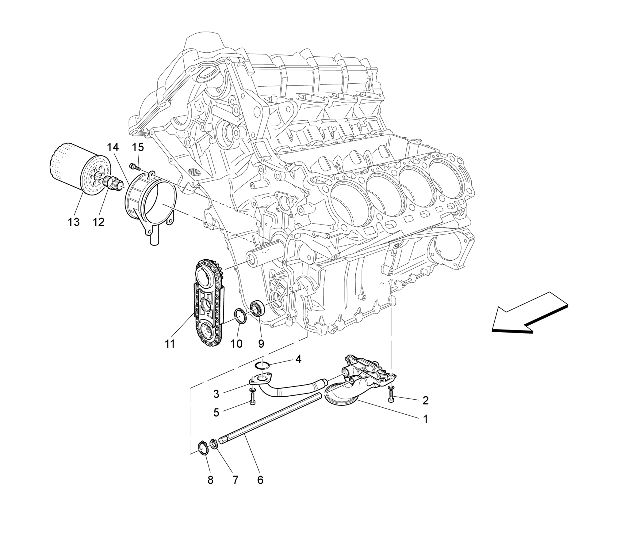 LUBRICATION SYSTEM: PUMP AND FILTER