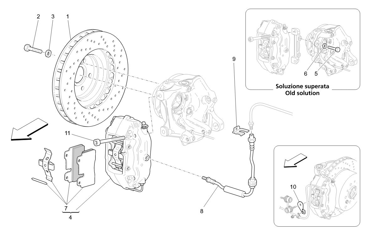 BRAKING DEVICES ON REAR WHEELS