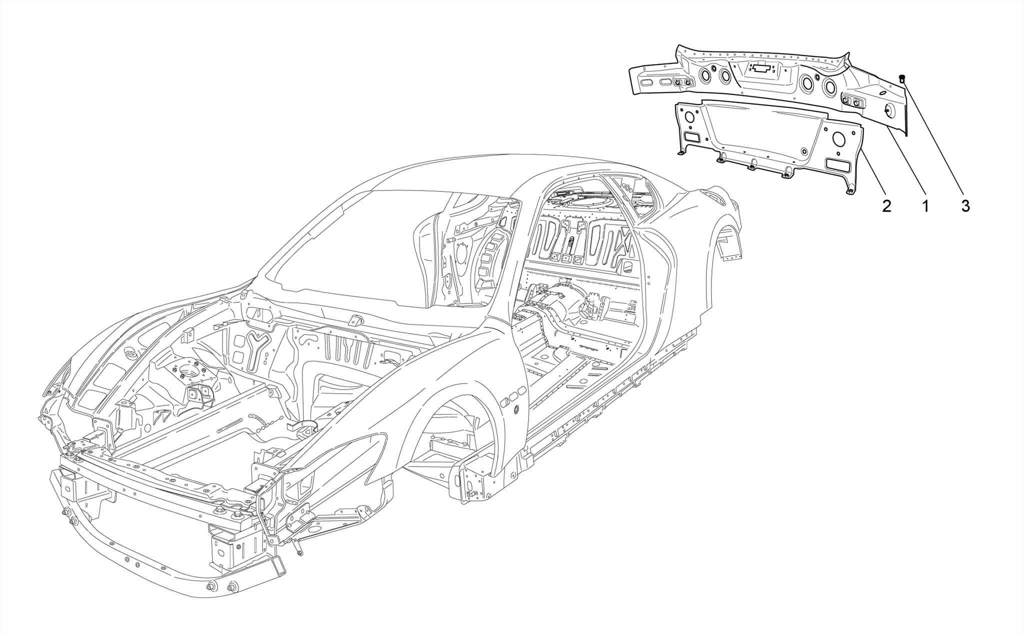 BODYWORK AND REAR OUTER TRIM PANELS