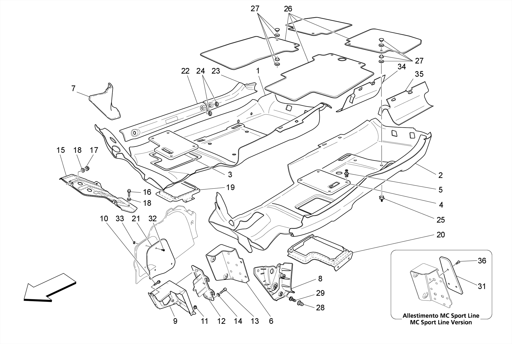 PASSENGER COMPARTMENT MATS