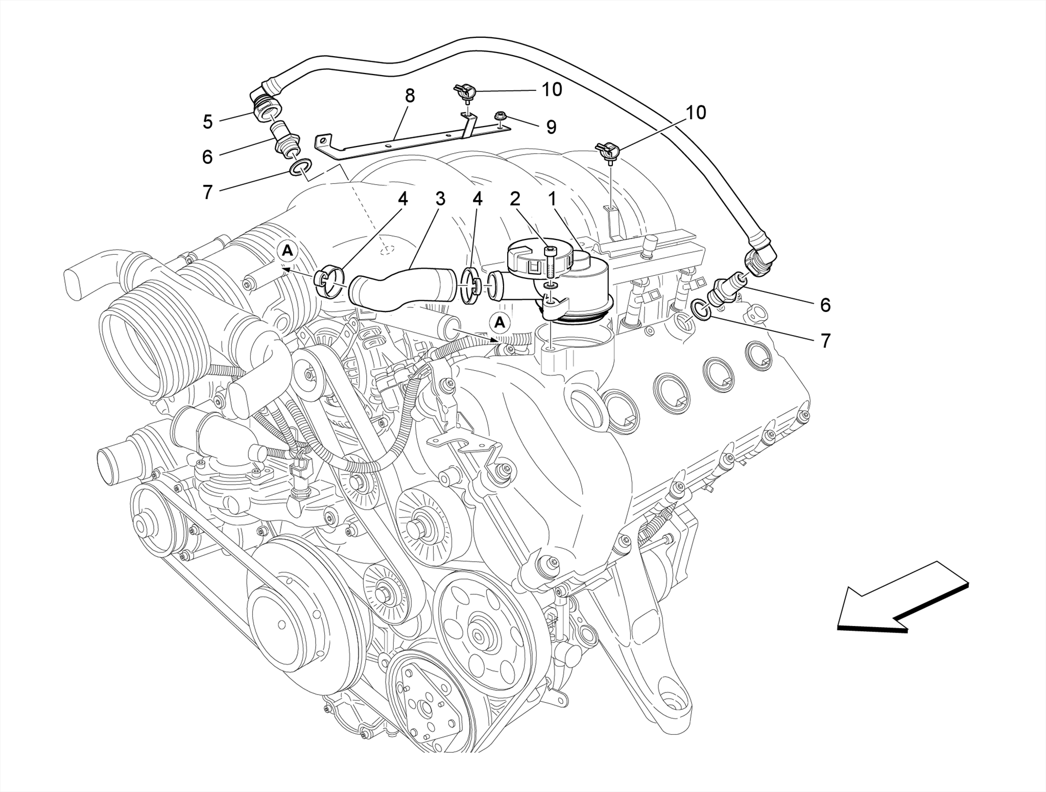 OIL VAPOUR RECIRCULATION SYSTEM