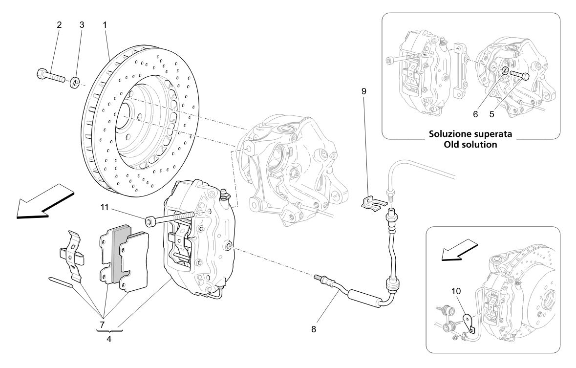 BRAKING DEVICES ON REAR WHEELS