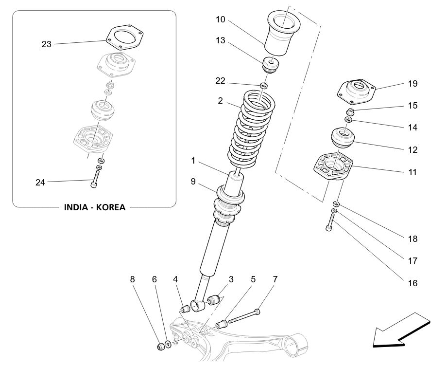 FRONT SHOCK ABSORBER DEVICES