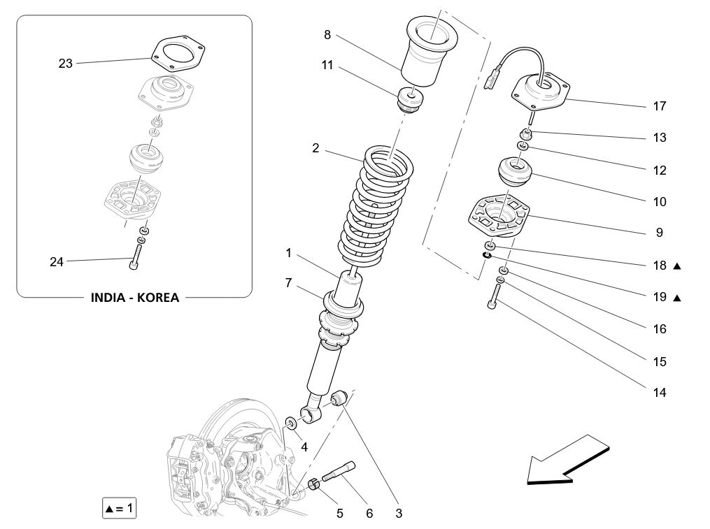 REAR SHOCK ABSORBER DEVICES - SKYHOOK SYSTEM