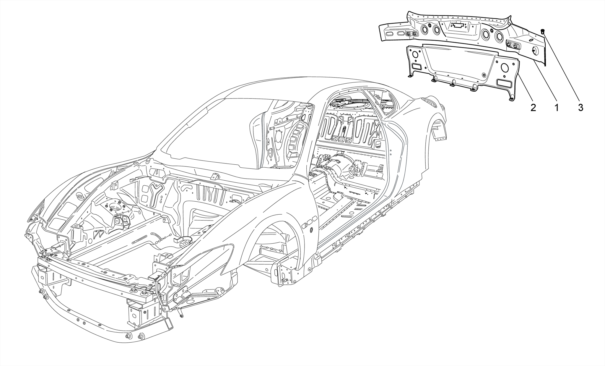 BODYWORK AND REAR OUTER TRIM PANELS