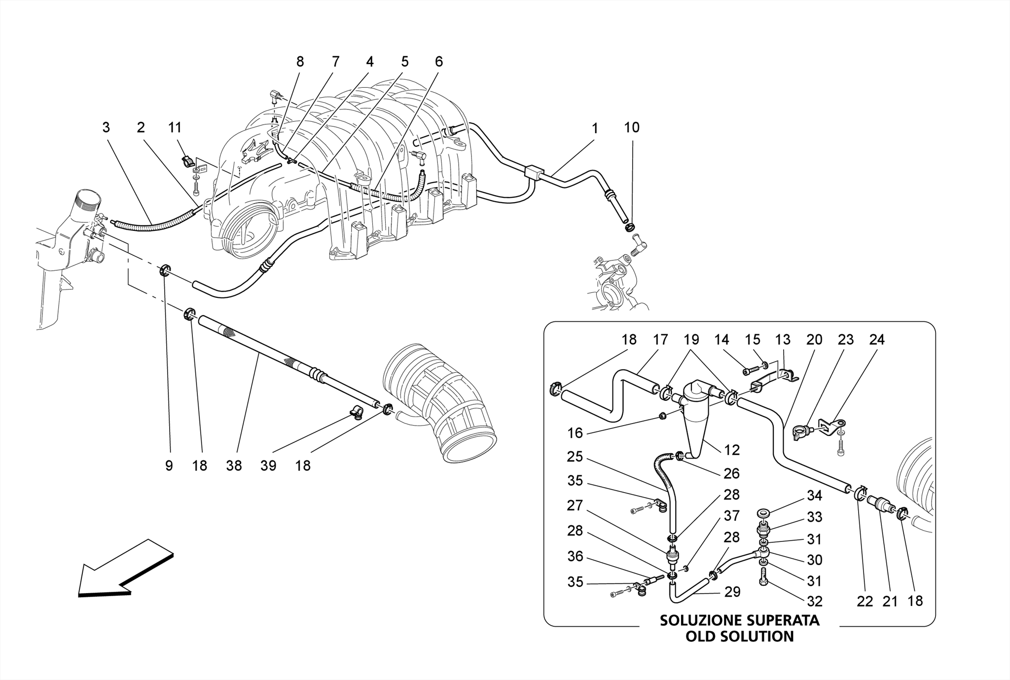 OIL VAPOUR RECIRCULATION SYSTEM