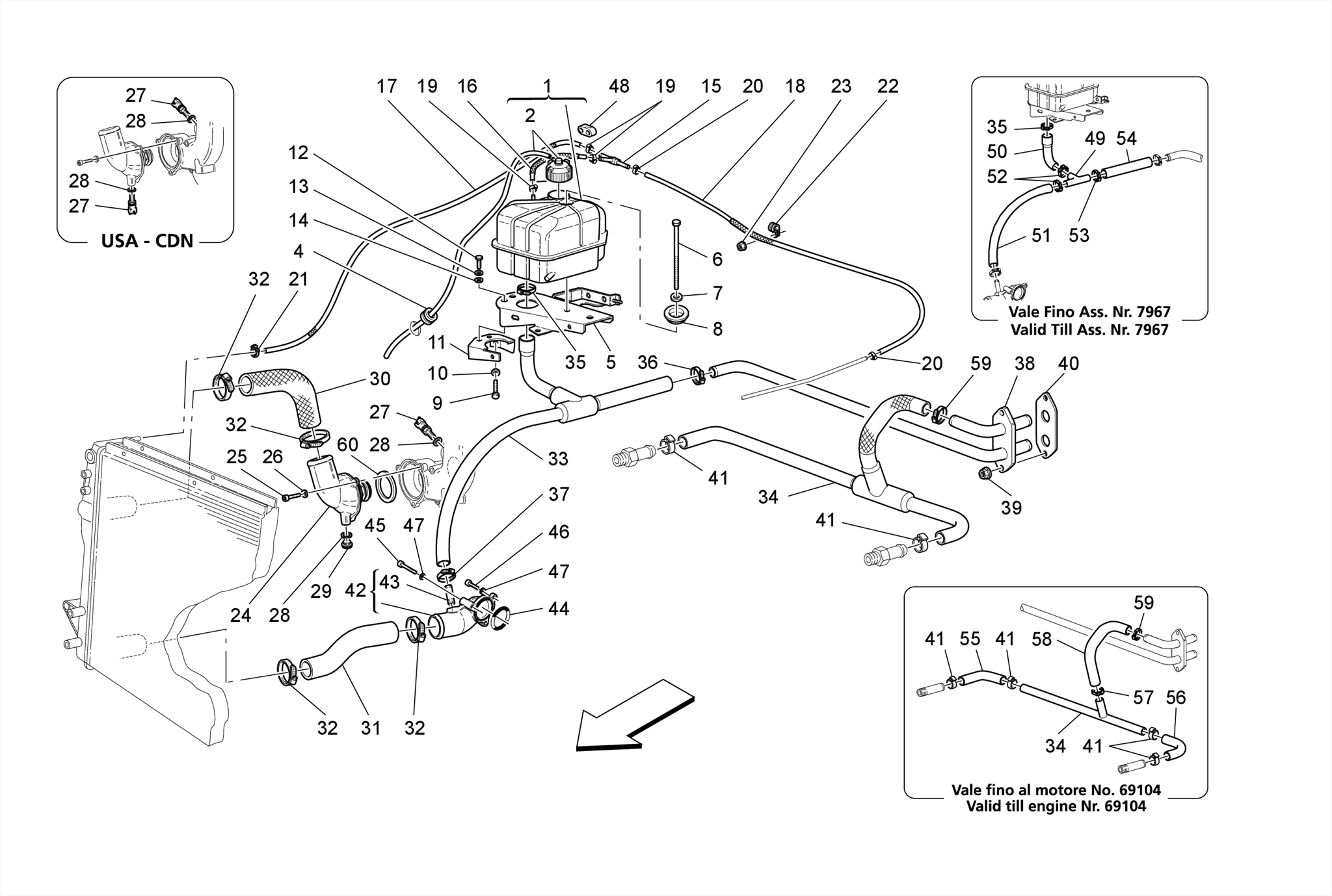 COOLING SYSTEM: NOURICE AND LINES