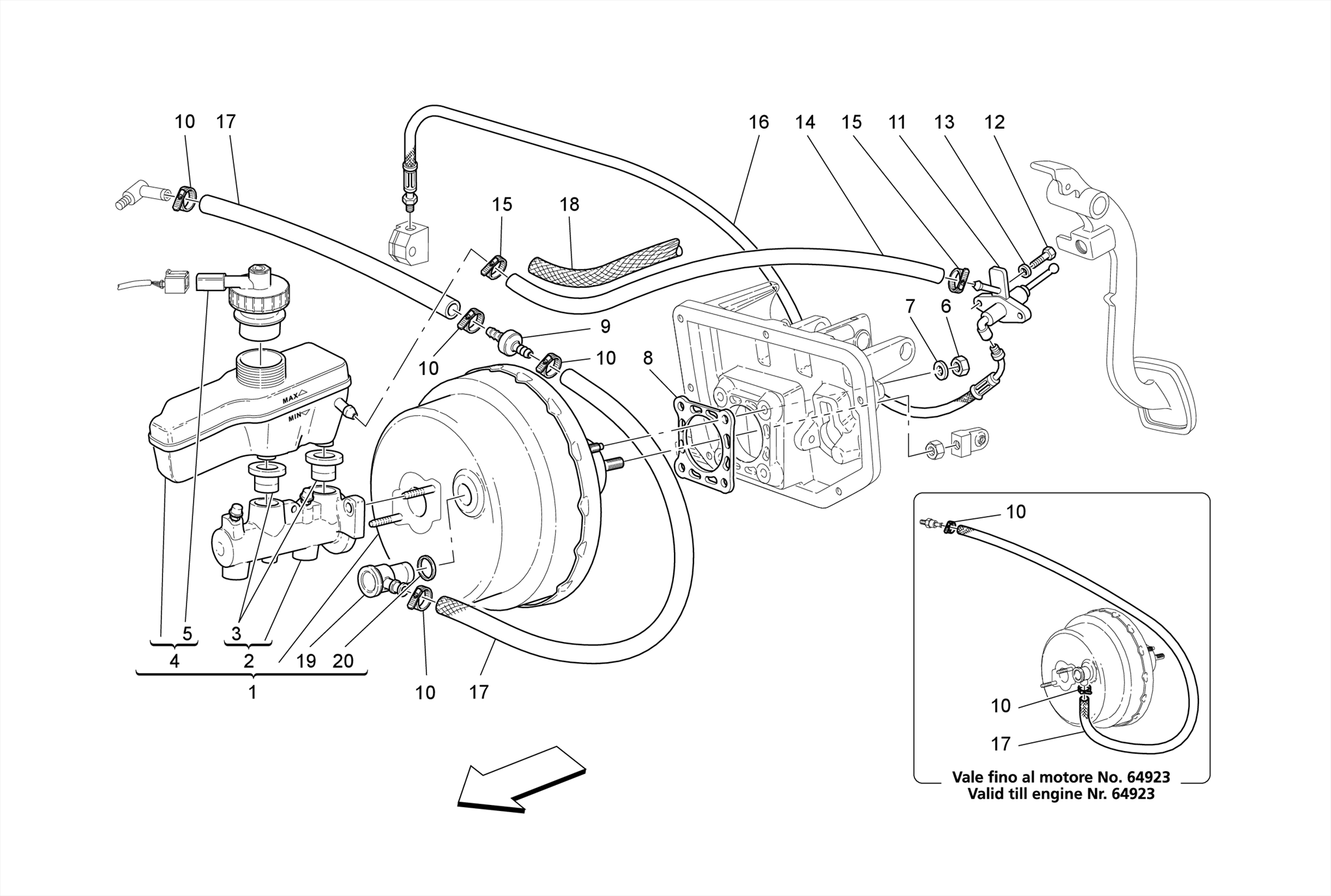 BRAKES AND CLUTCH HYDRAULIC CONTROLS