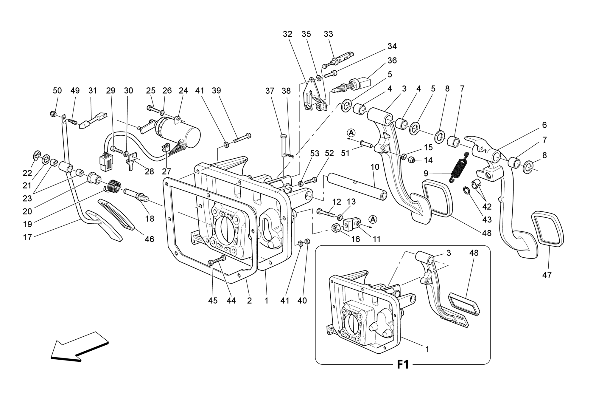 COMPLETE PEDAL BOARD UNIT