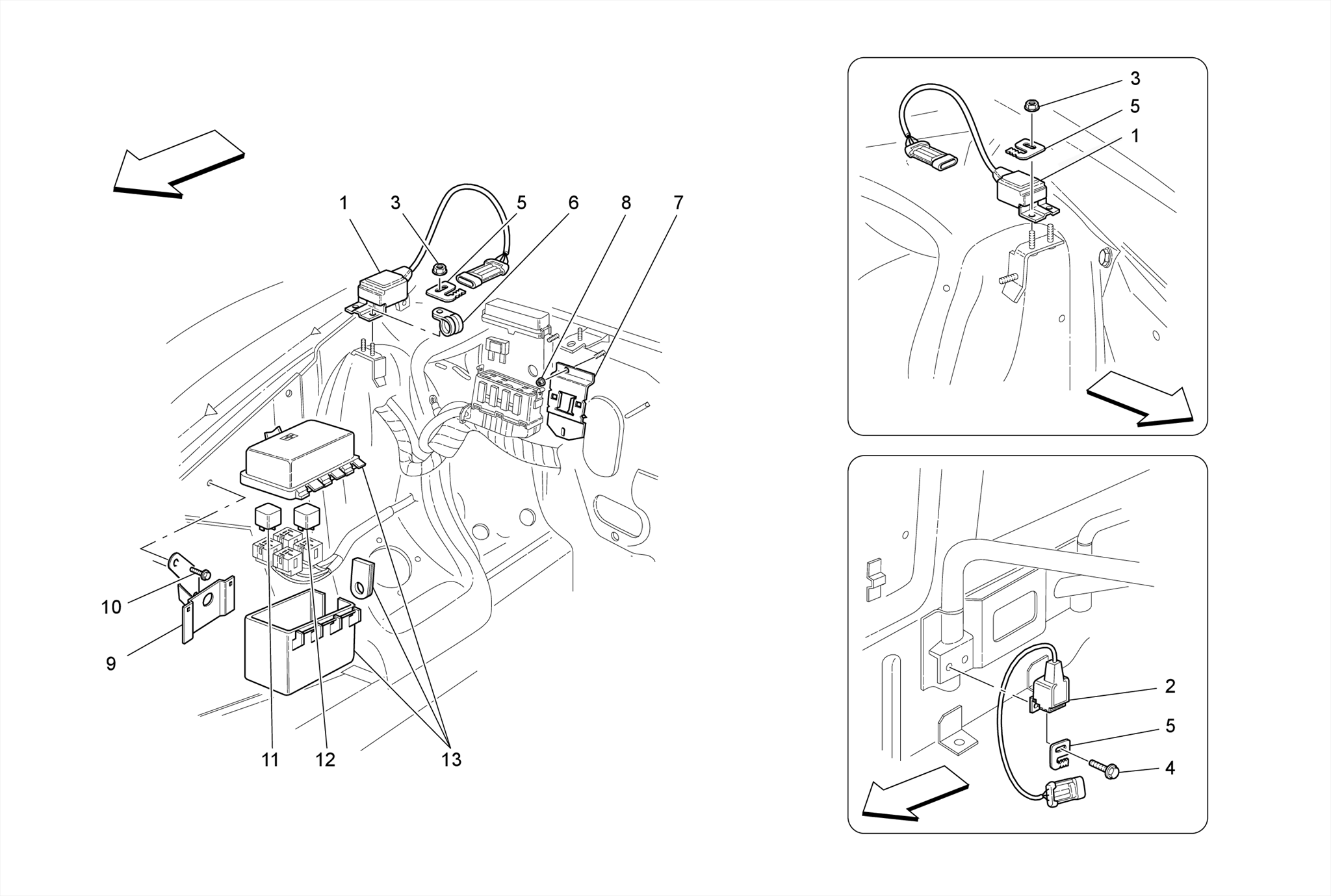 ENGINE COMPARTMENT CONTROL UNITS