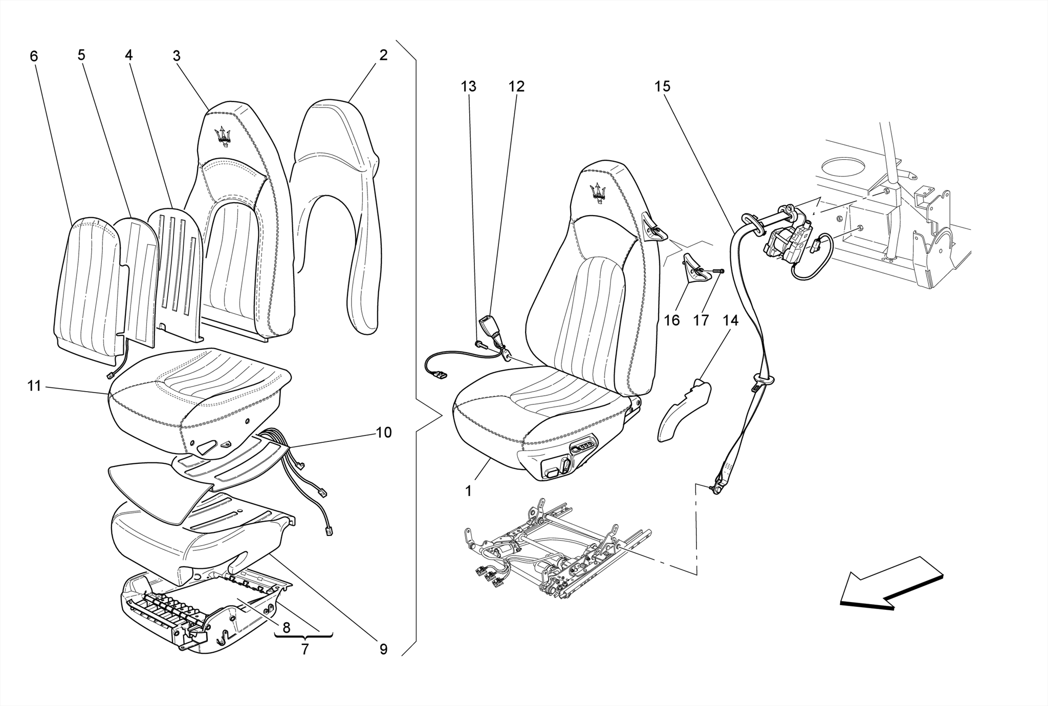 FRONT SEATS: TRIM PANELS