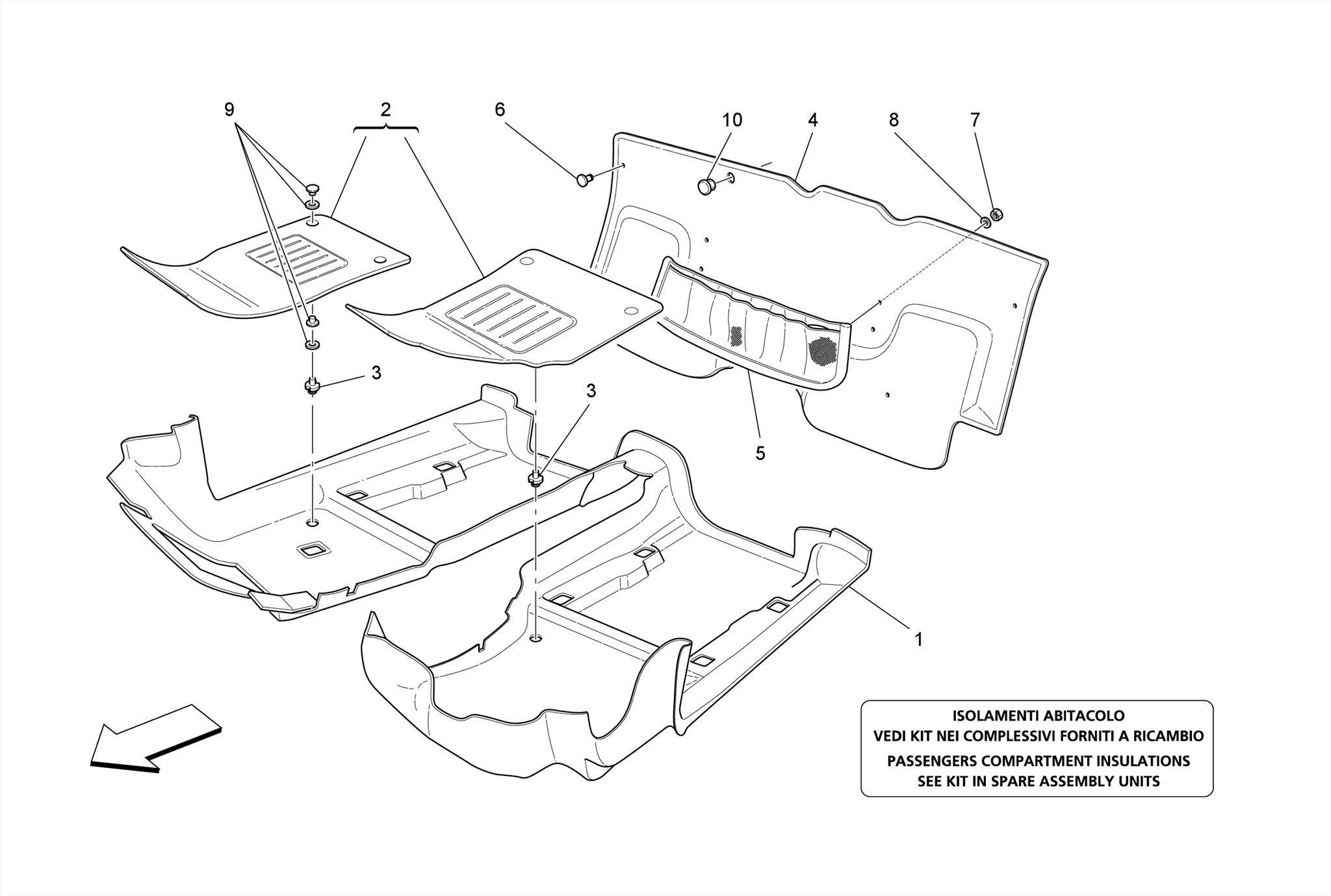 PASSENGER COMPARTMENT MATS