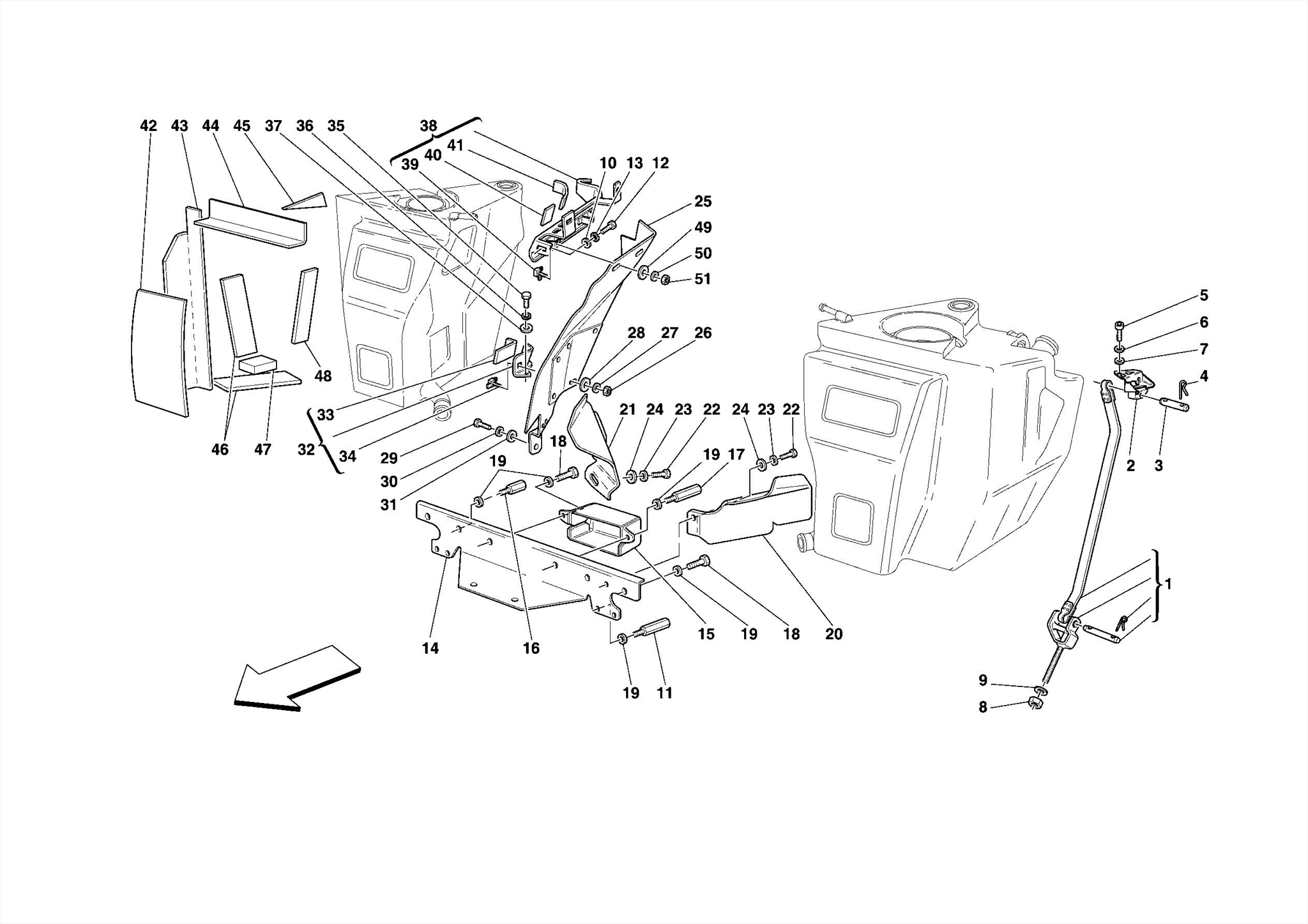0011 - FUEL TANKS - FASTENERS AND GUARDS