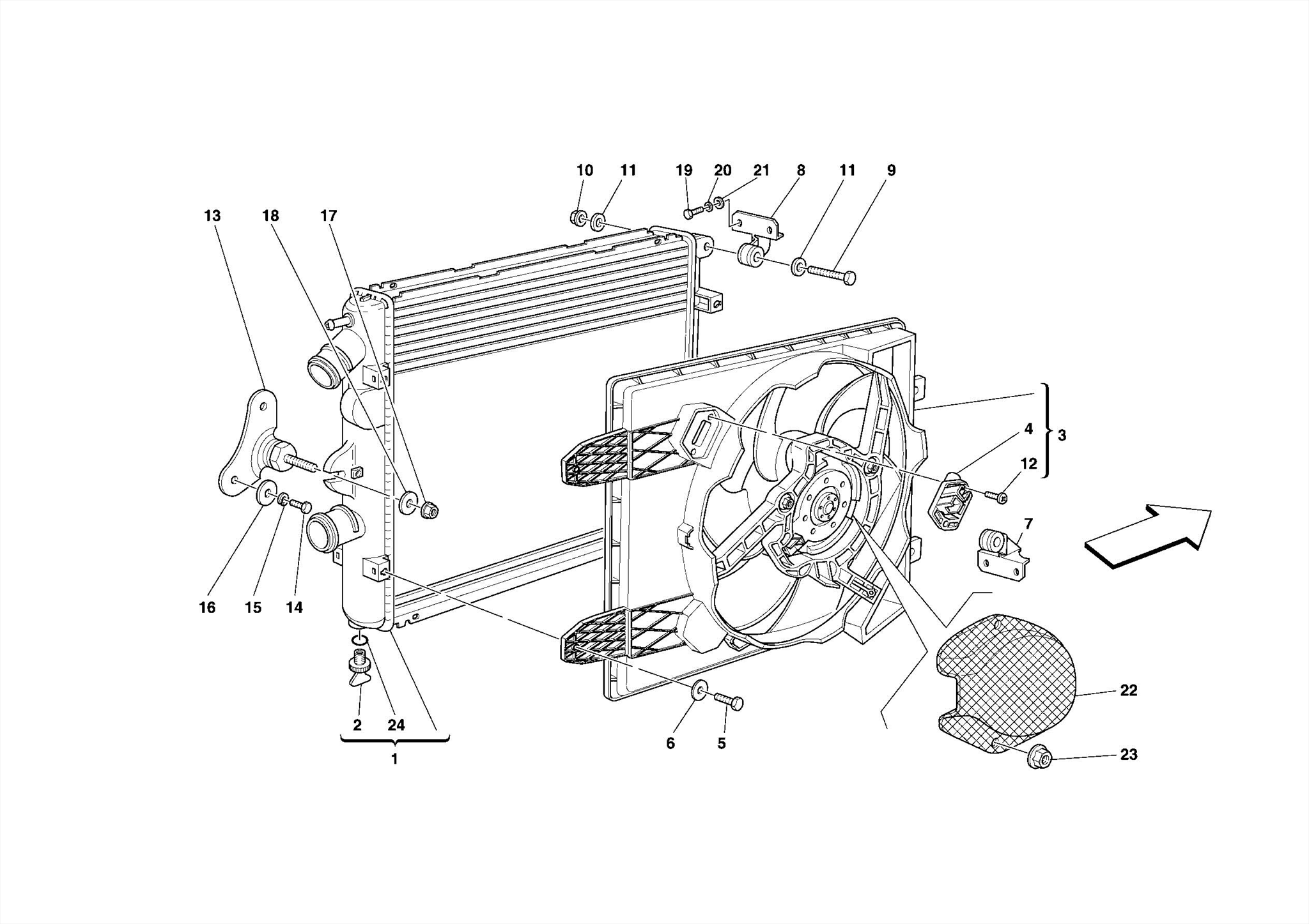 0022 - COOLING SYSTEM RADIATORS