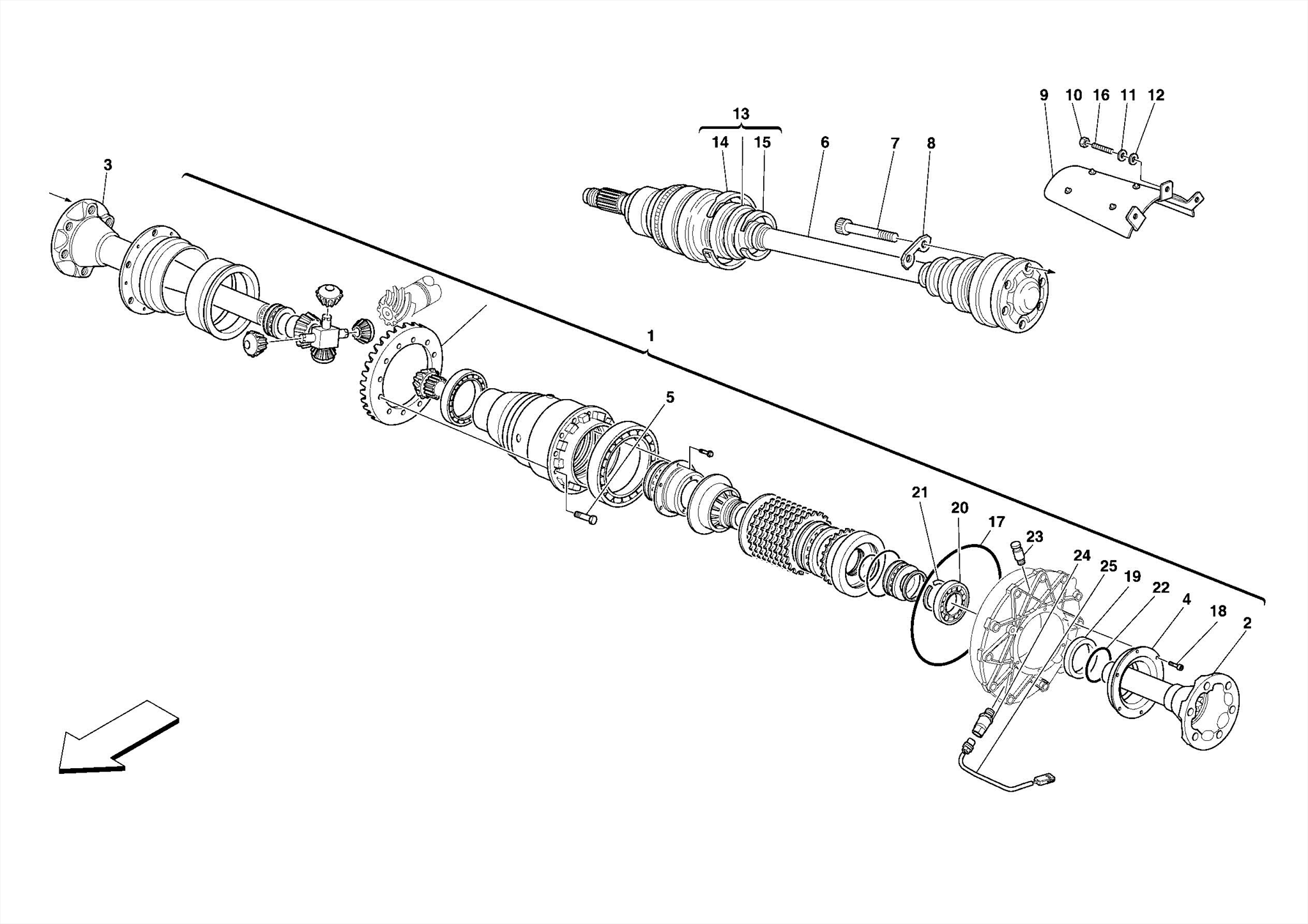 0034 - DIFFERENTIAL AND AXLE SHAFT