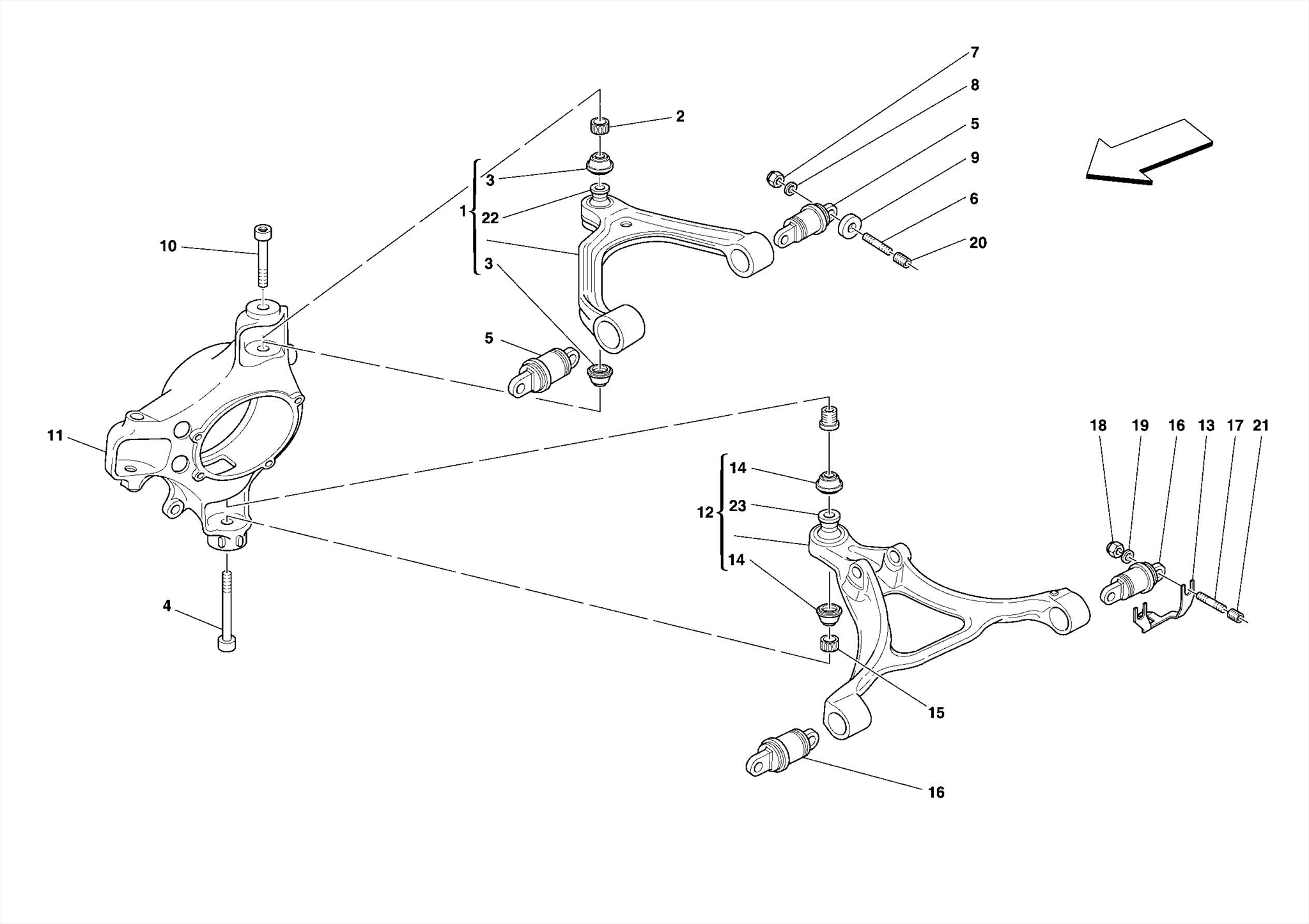 0045 - FRONT SUSPENSION - ARMS