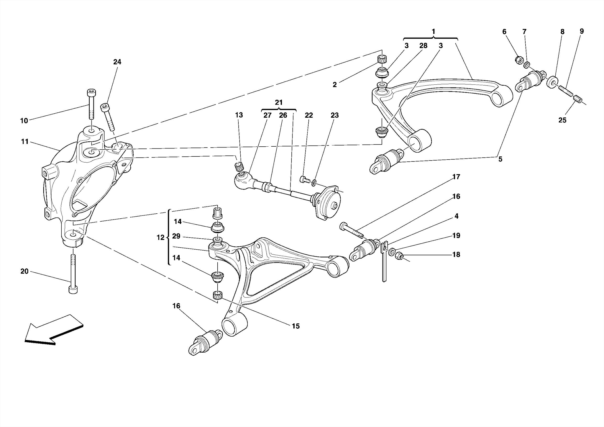 0047 - REAR SUSPENSION - ARMS