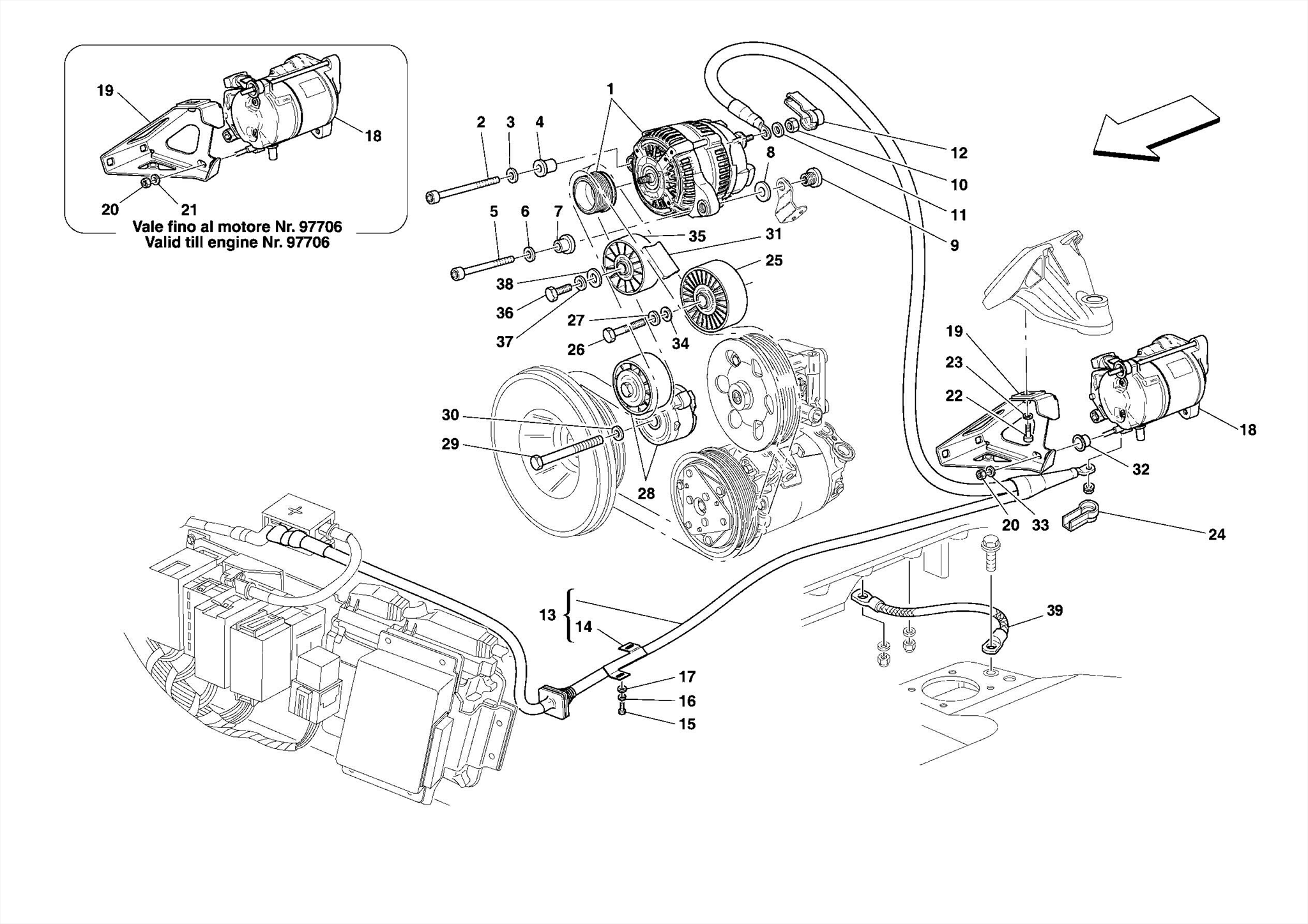 0051 - ALTERNATOR - STARTER MOTOR