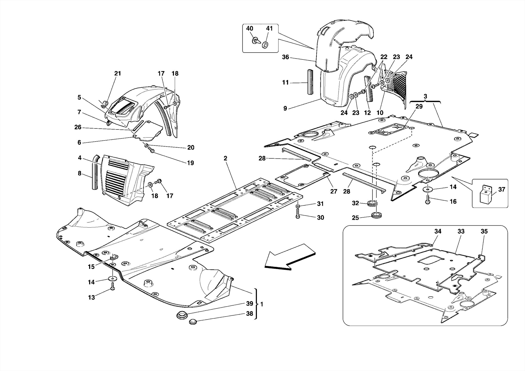0106 - FLAT UNDERTRAY AND WHEELHOUSES