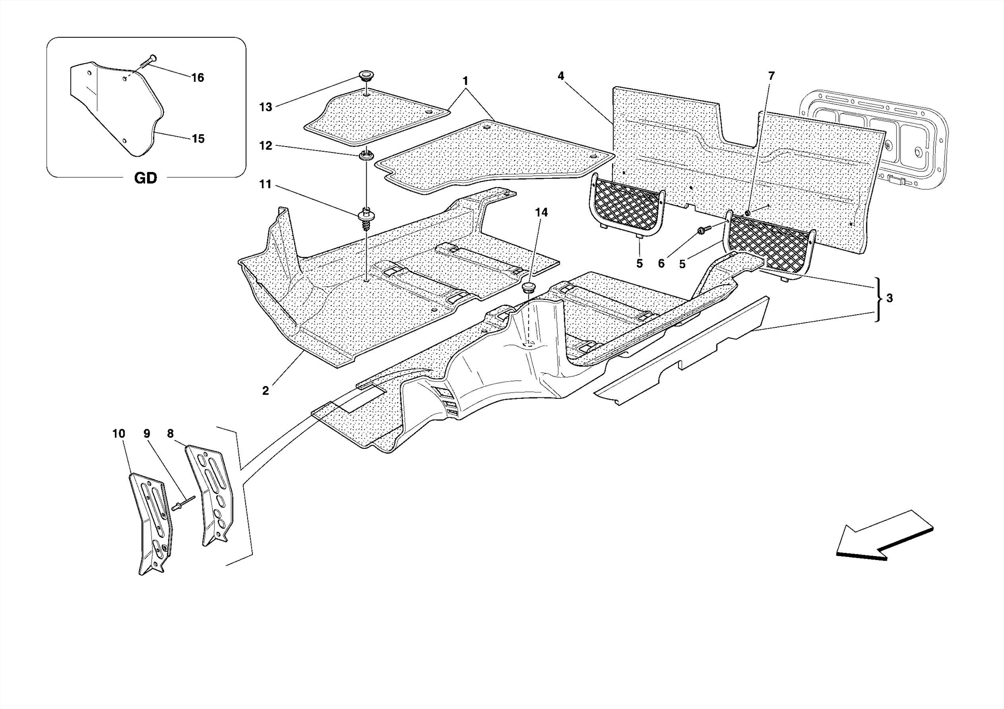 0108 - PASSENGER COMPARTMENT MATS