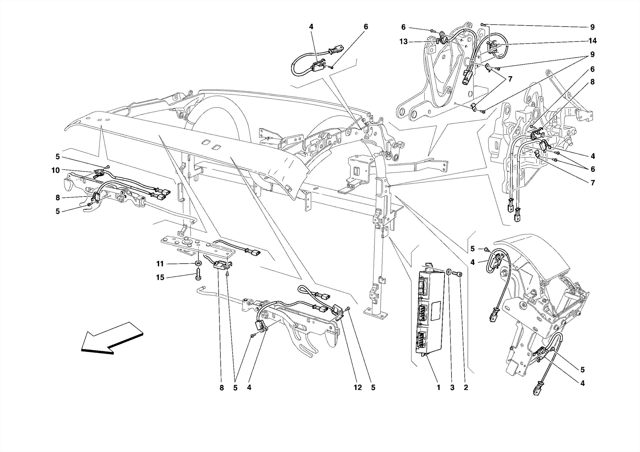 0118 - ROOF MICROSWITCHES AND ECU