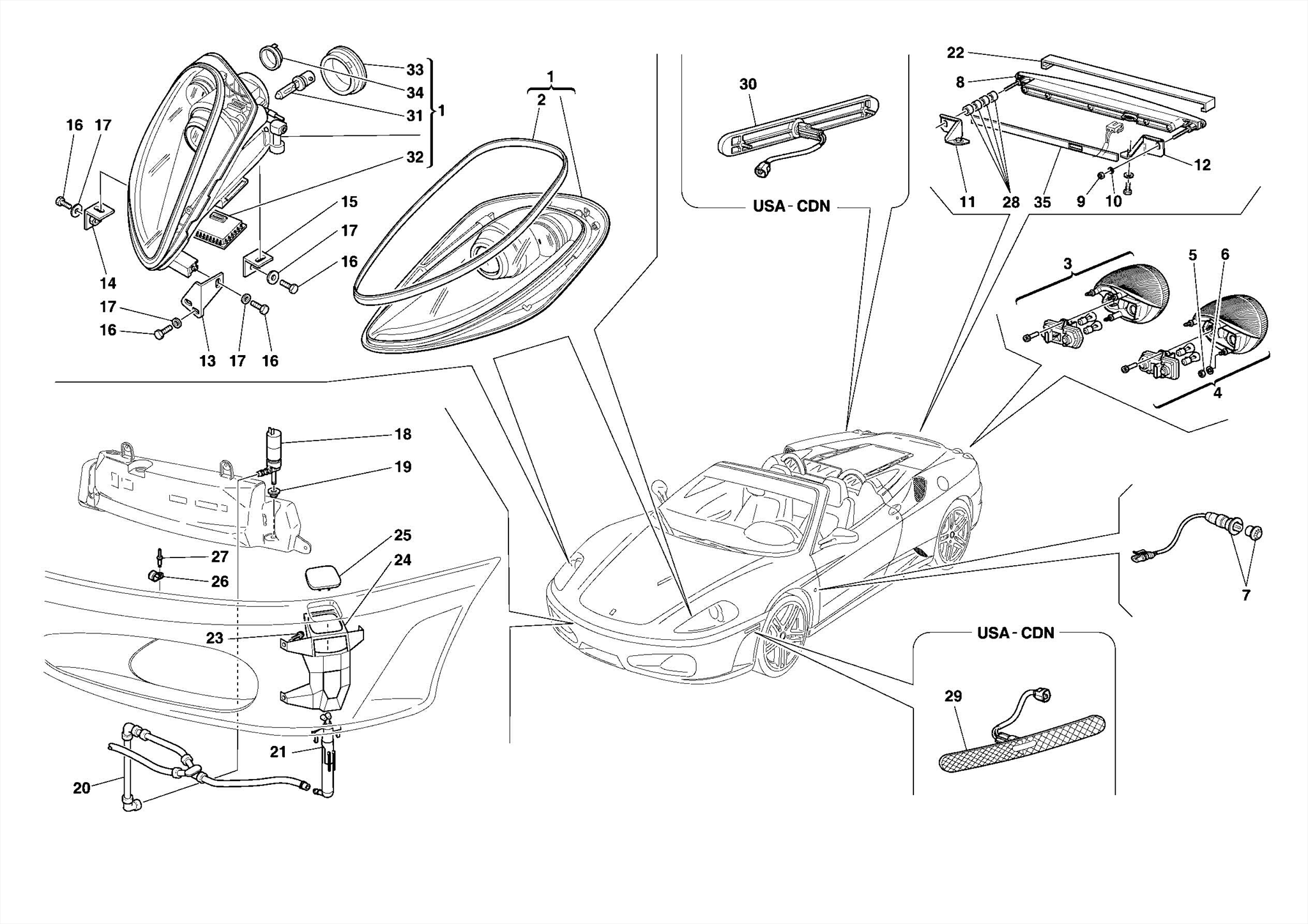 0140 - HEADLIGHTS AND TAILLIGHTS