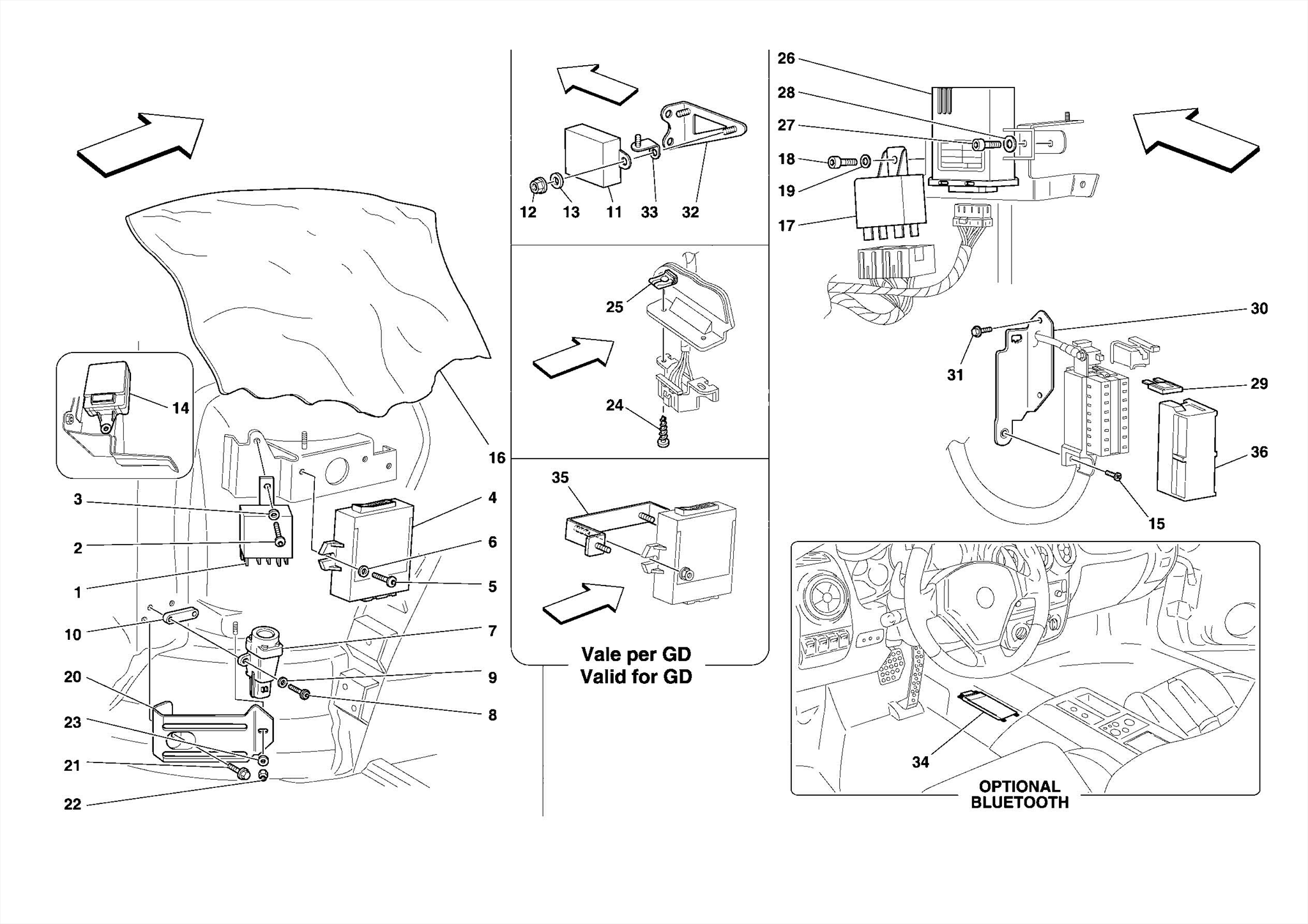 0144 - FRONT PASSENGER COMPARTMENT ECUs