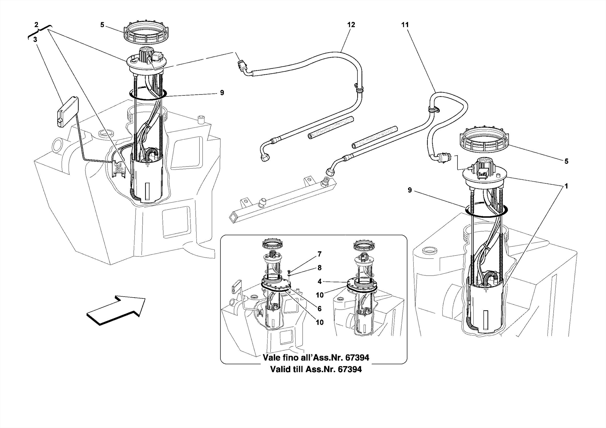 0009 - FUEL SYSTEM PUMPS AND PIPES
