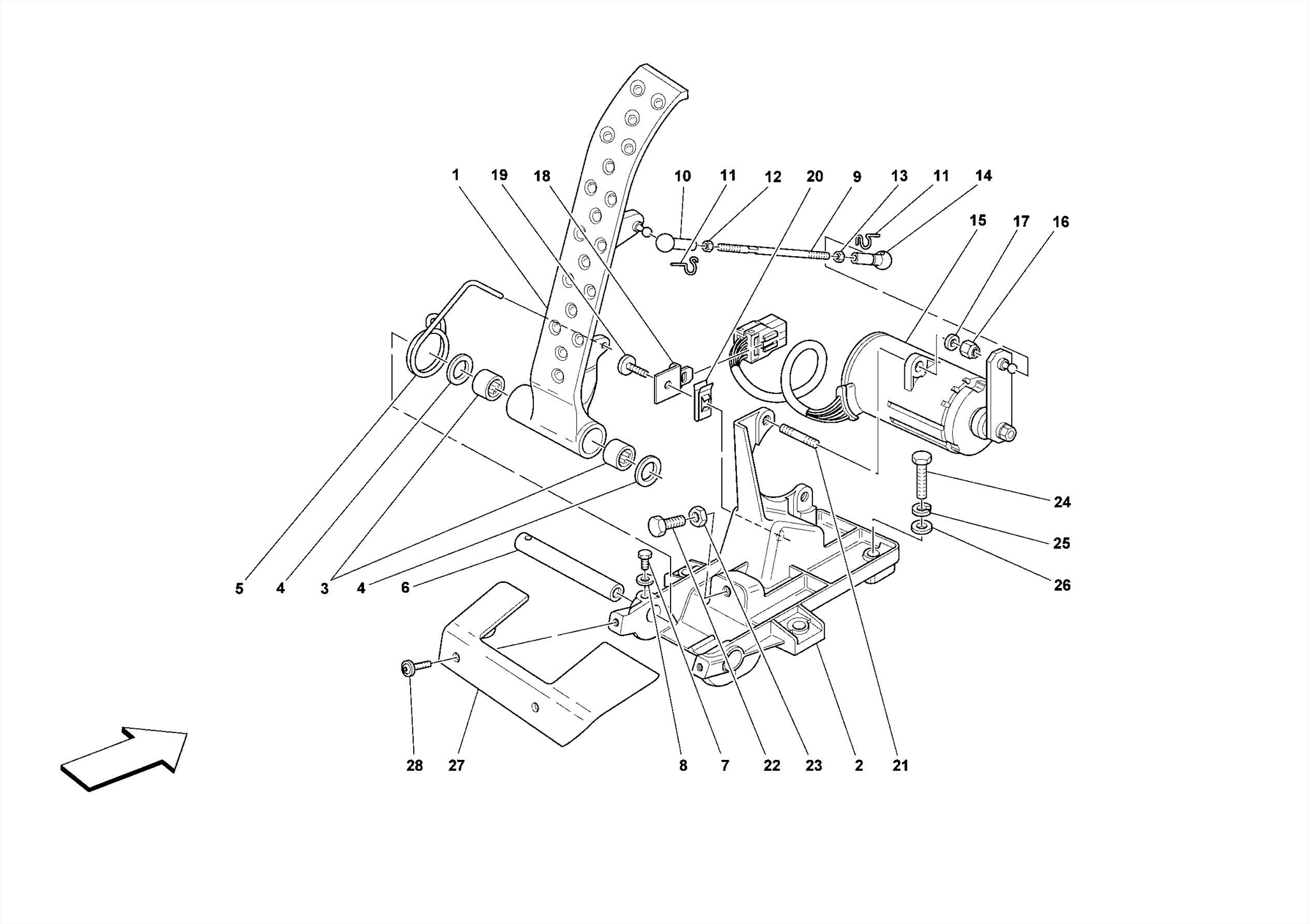 0016 - ELECTRONIC ACCELERATOR PEDAL