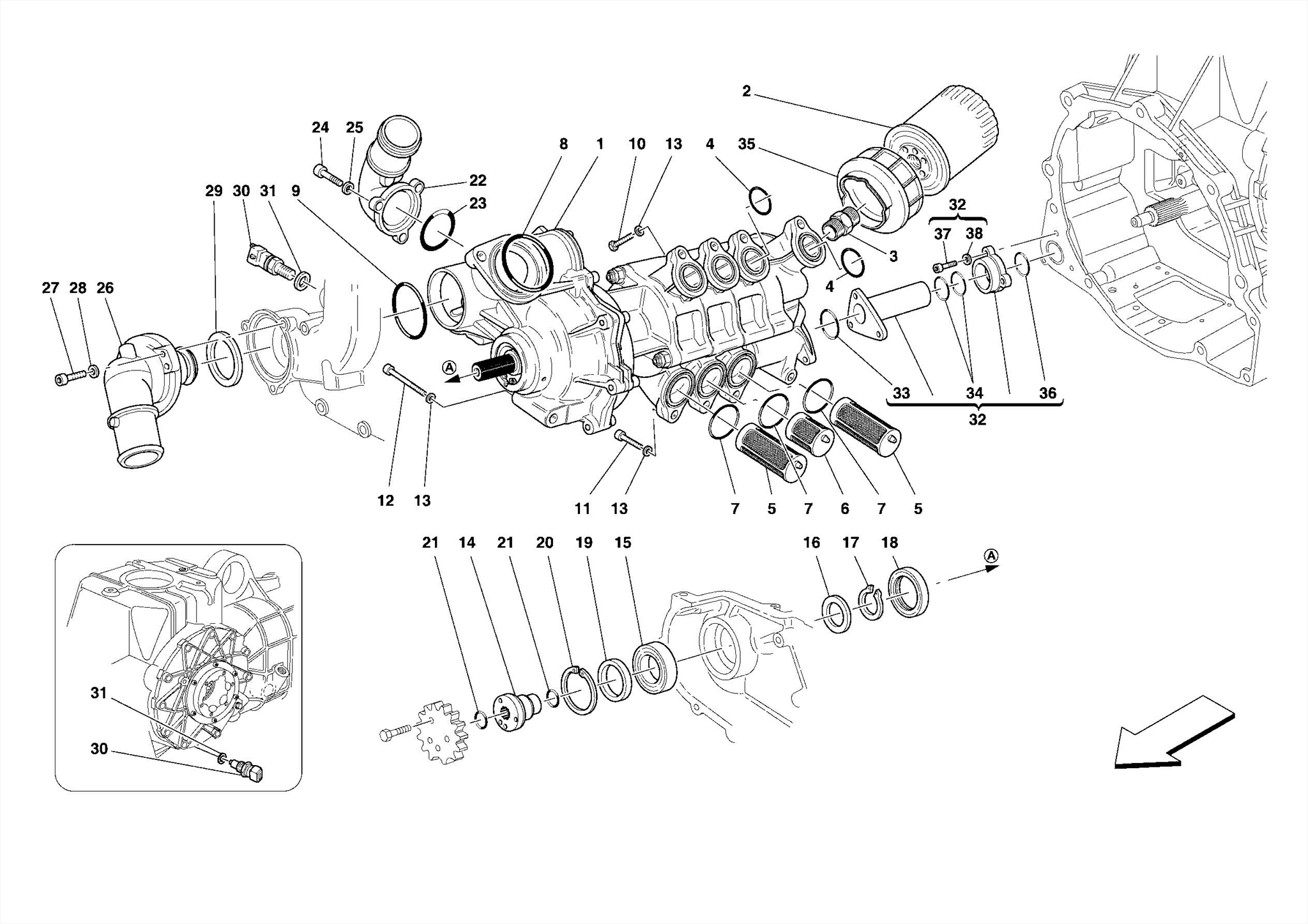 0019 - OIL - WATER PUMP