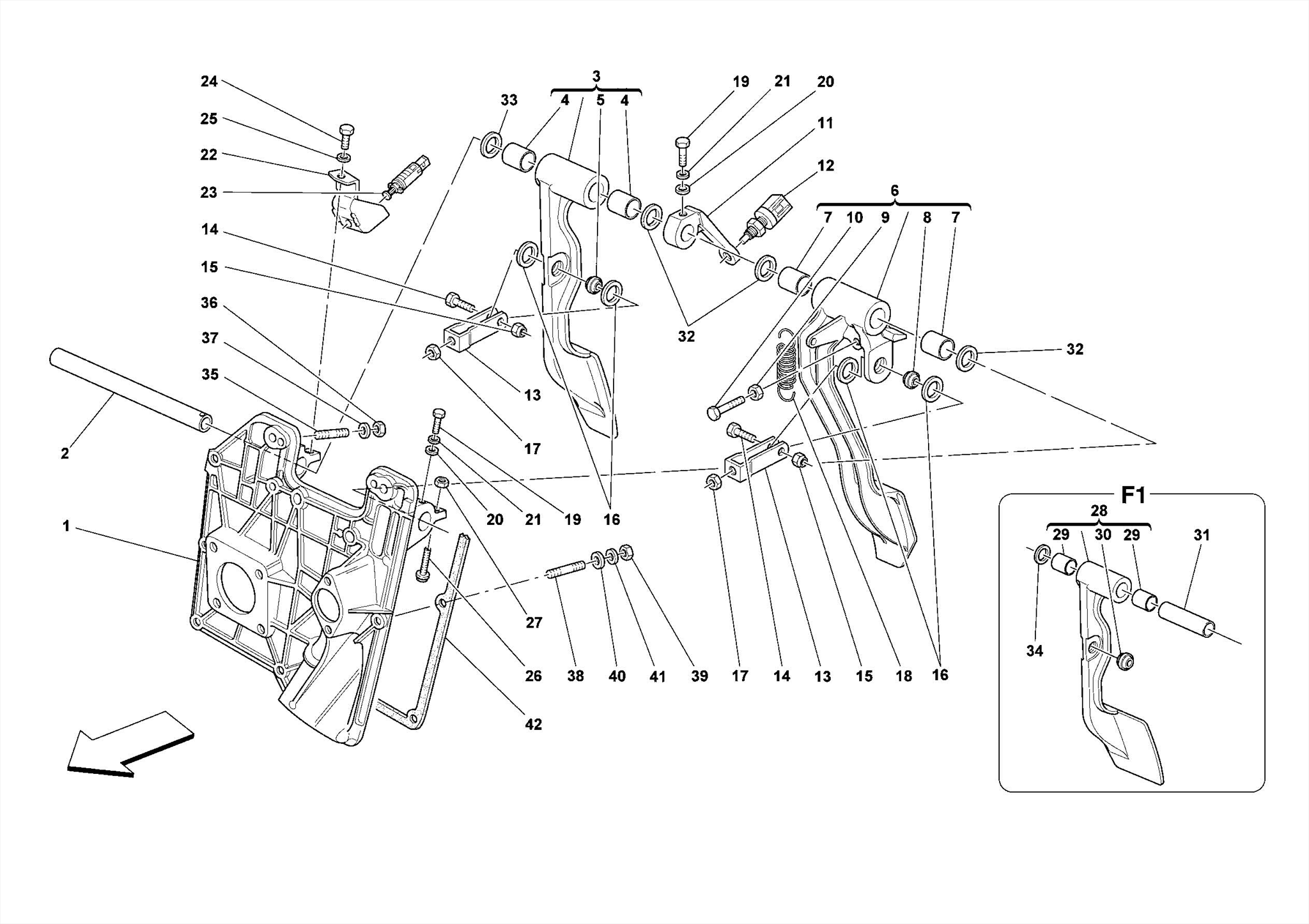 0025 - PEDAL BOARD -Not for GD-