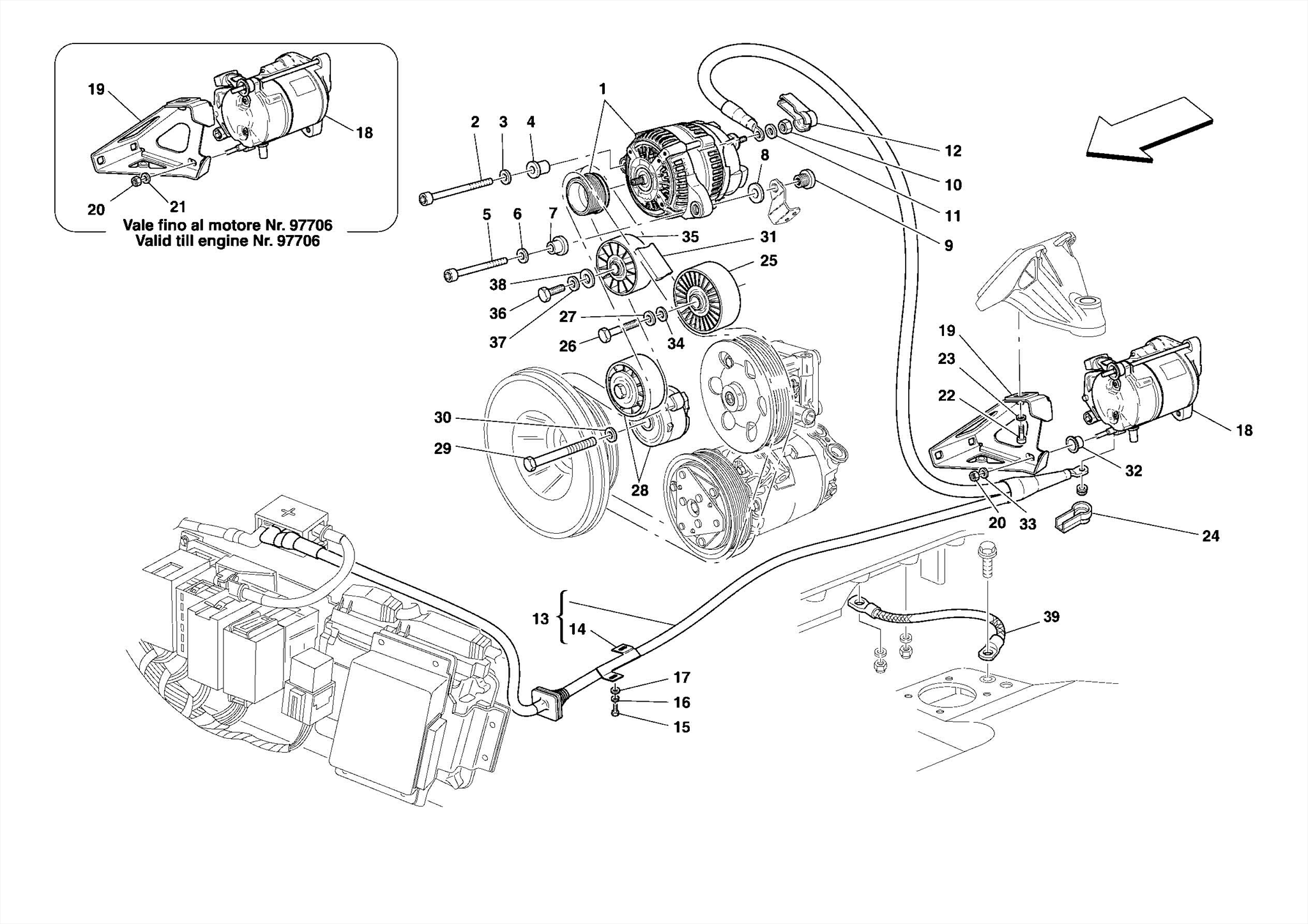 0051 - ALTERNATOR - STARTER MOTOR
