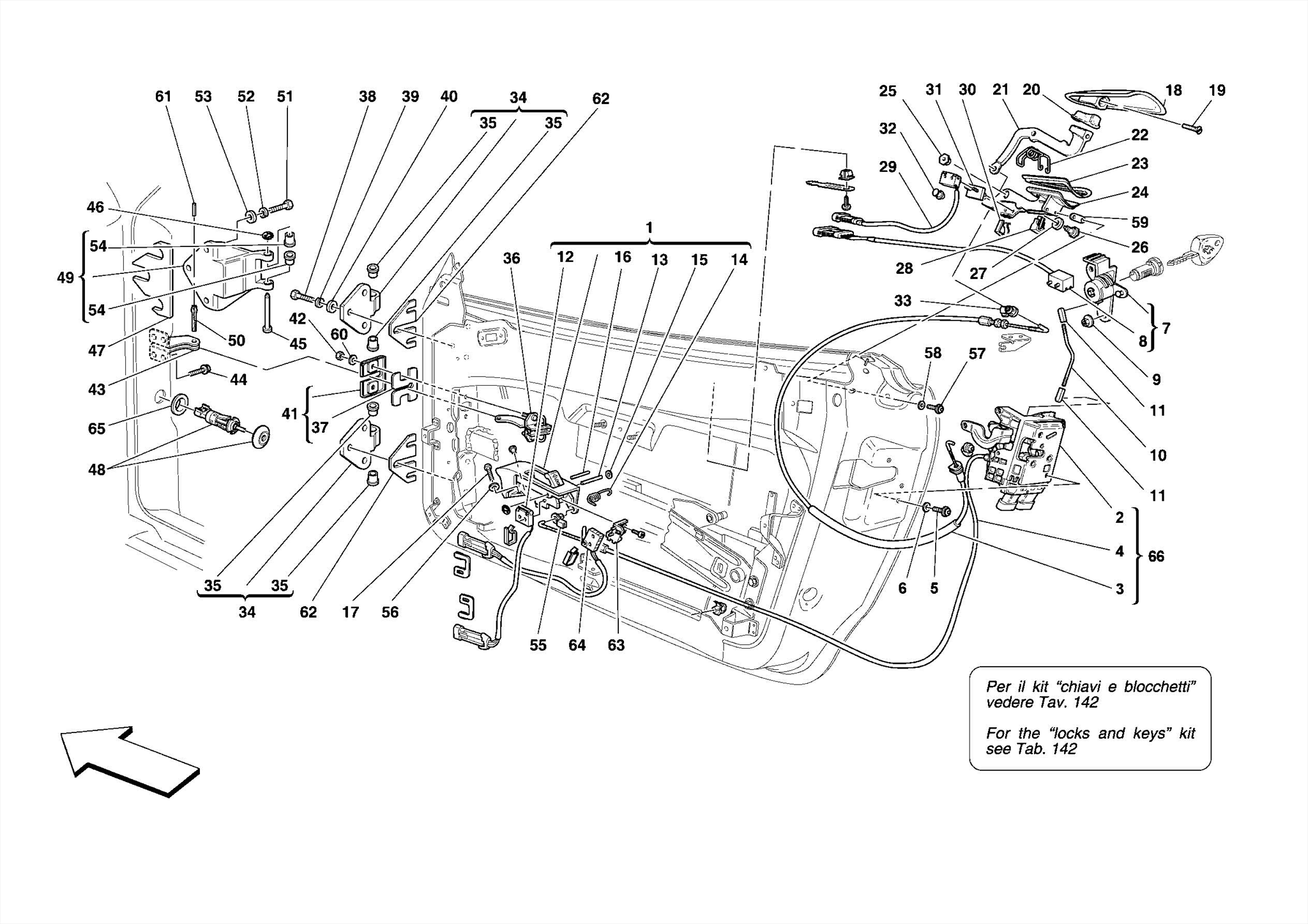 0116 - DOORS - OPENING MECHANISM AND HINGES