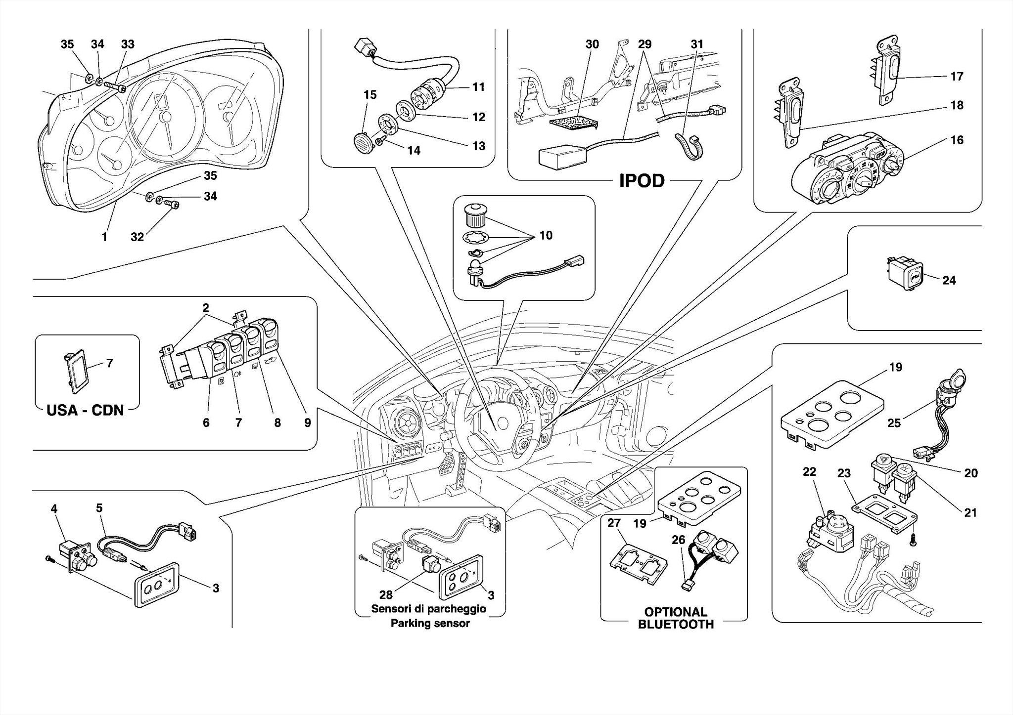 0130 - DASHBOARD AND TUNNEL INSTRUMENTS
