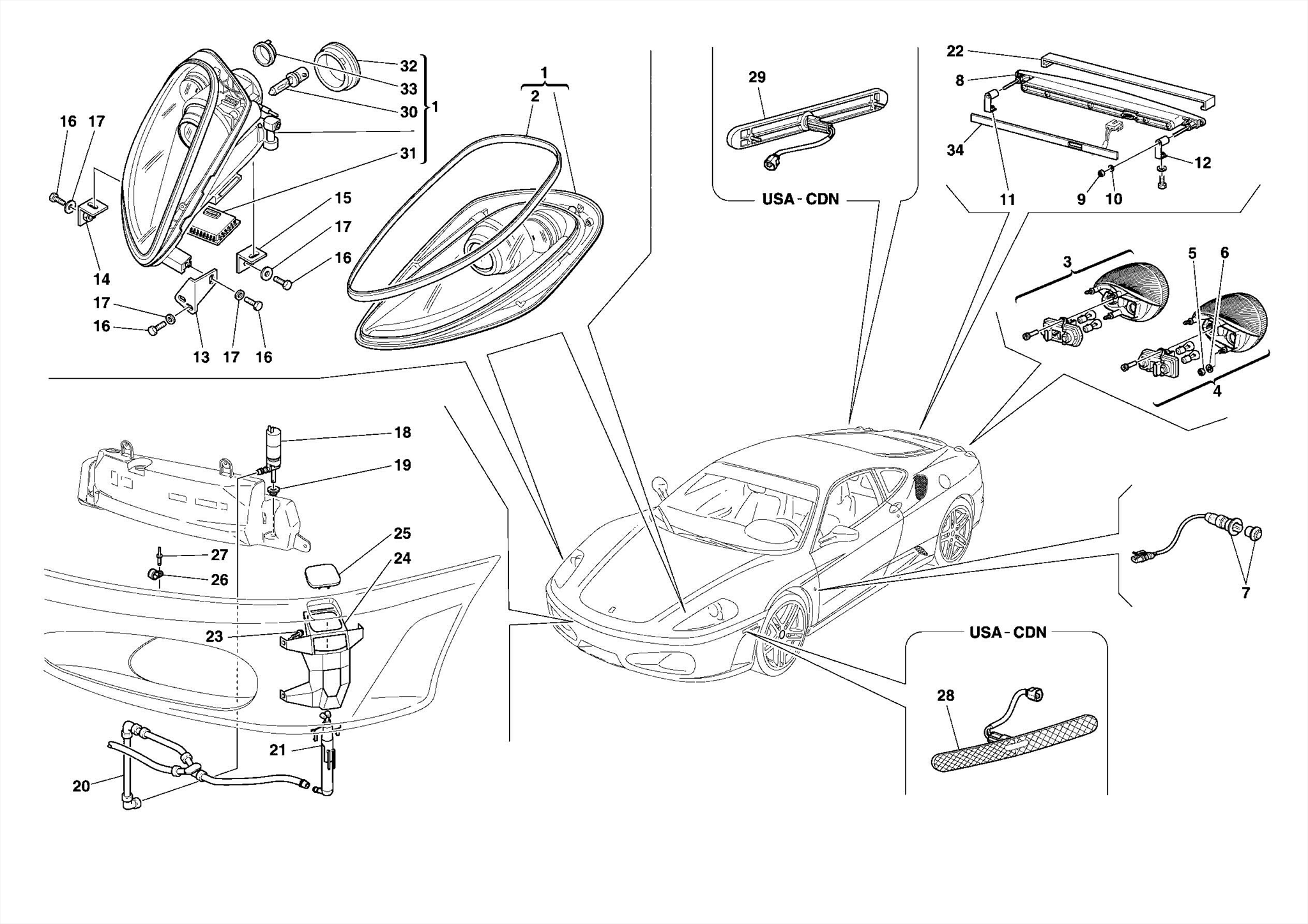 0131 - HEADLIGHTS AND TAILLIGHTS