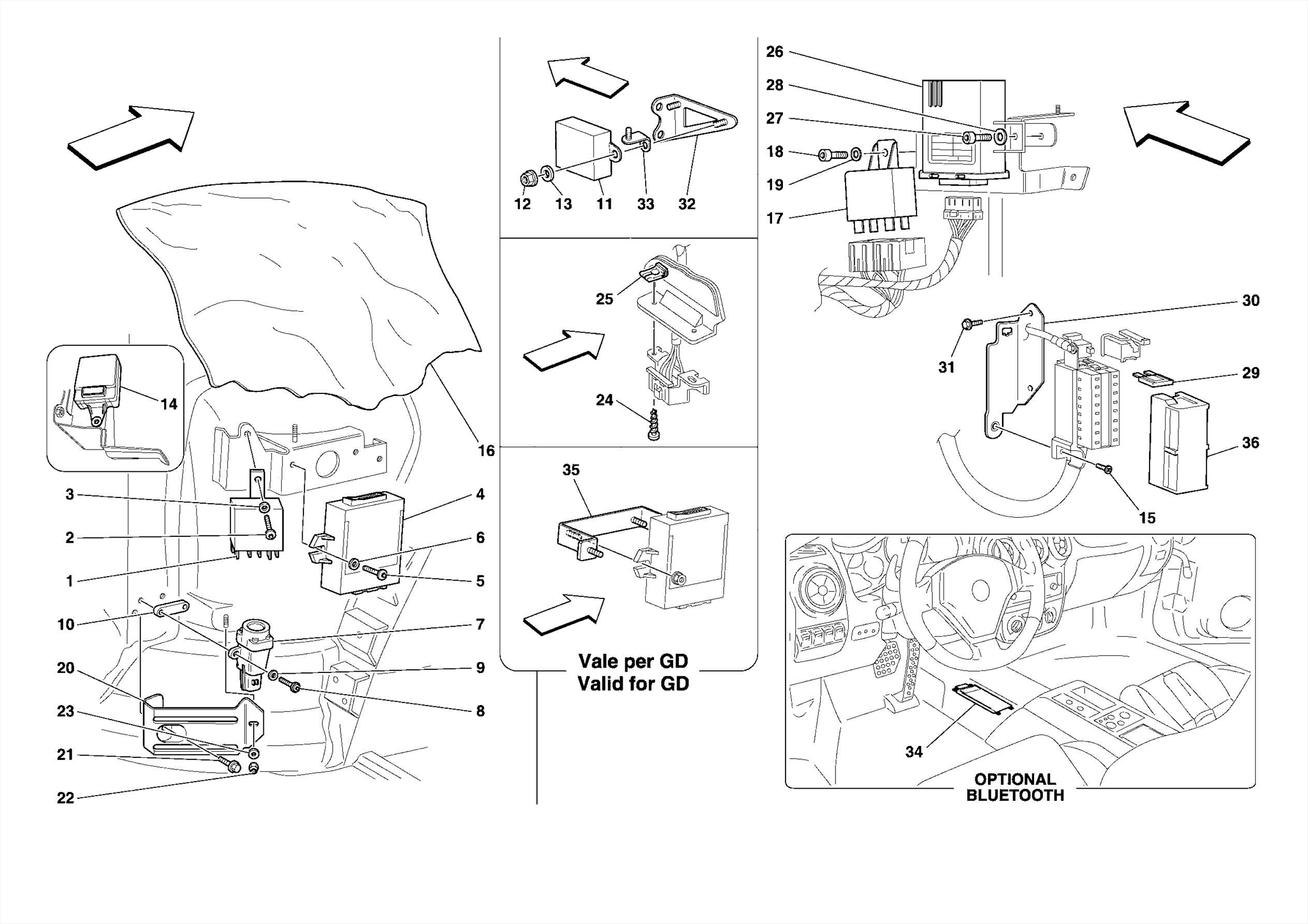 0135 - FRONT PASSENGER COMPARTMENT ECUs