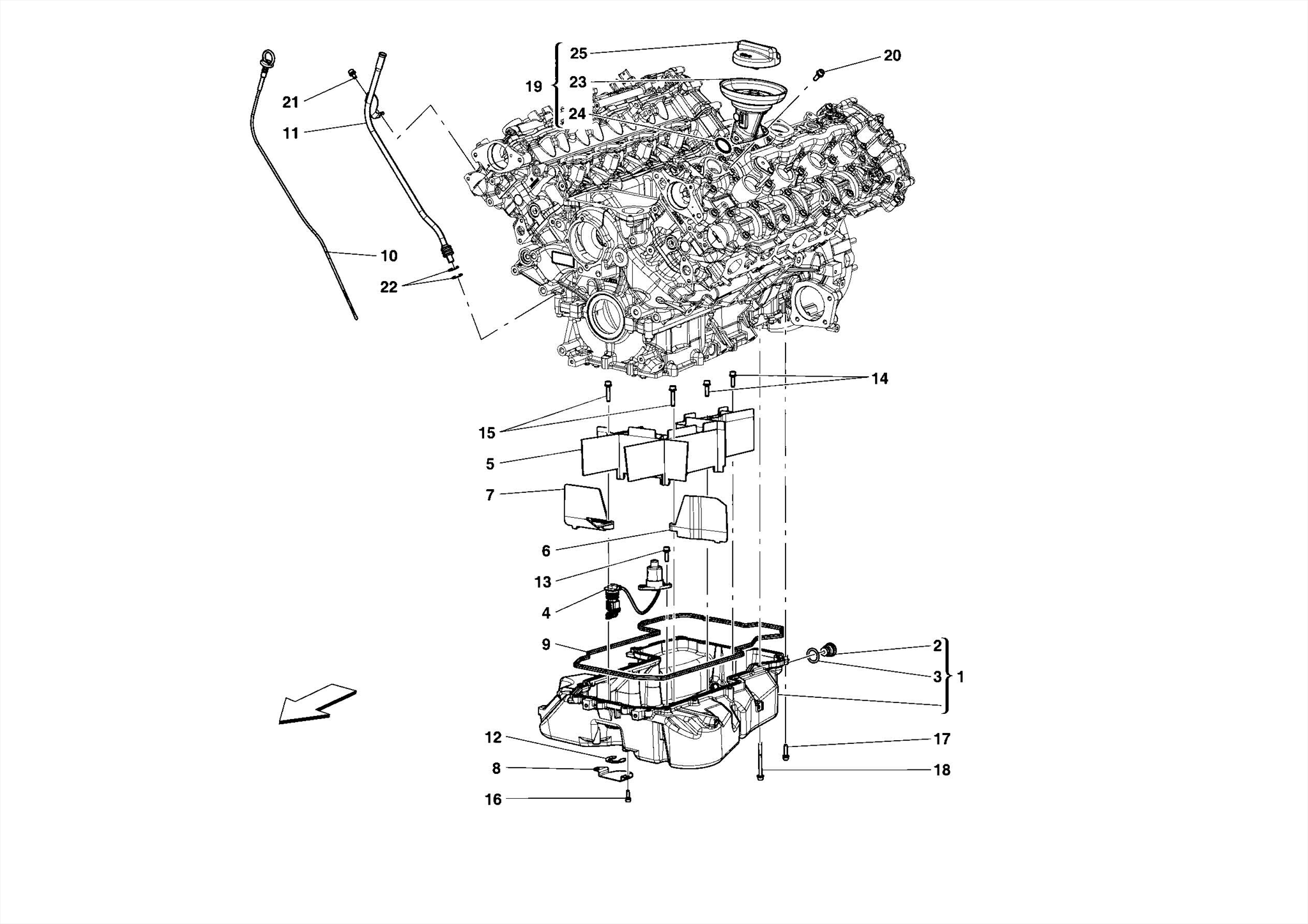 0023 LUBRICATION - CIRCUIT AND PICKUP