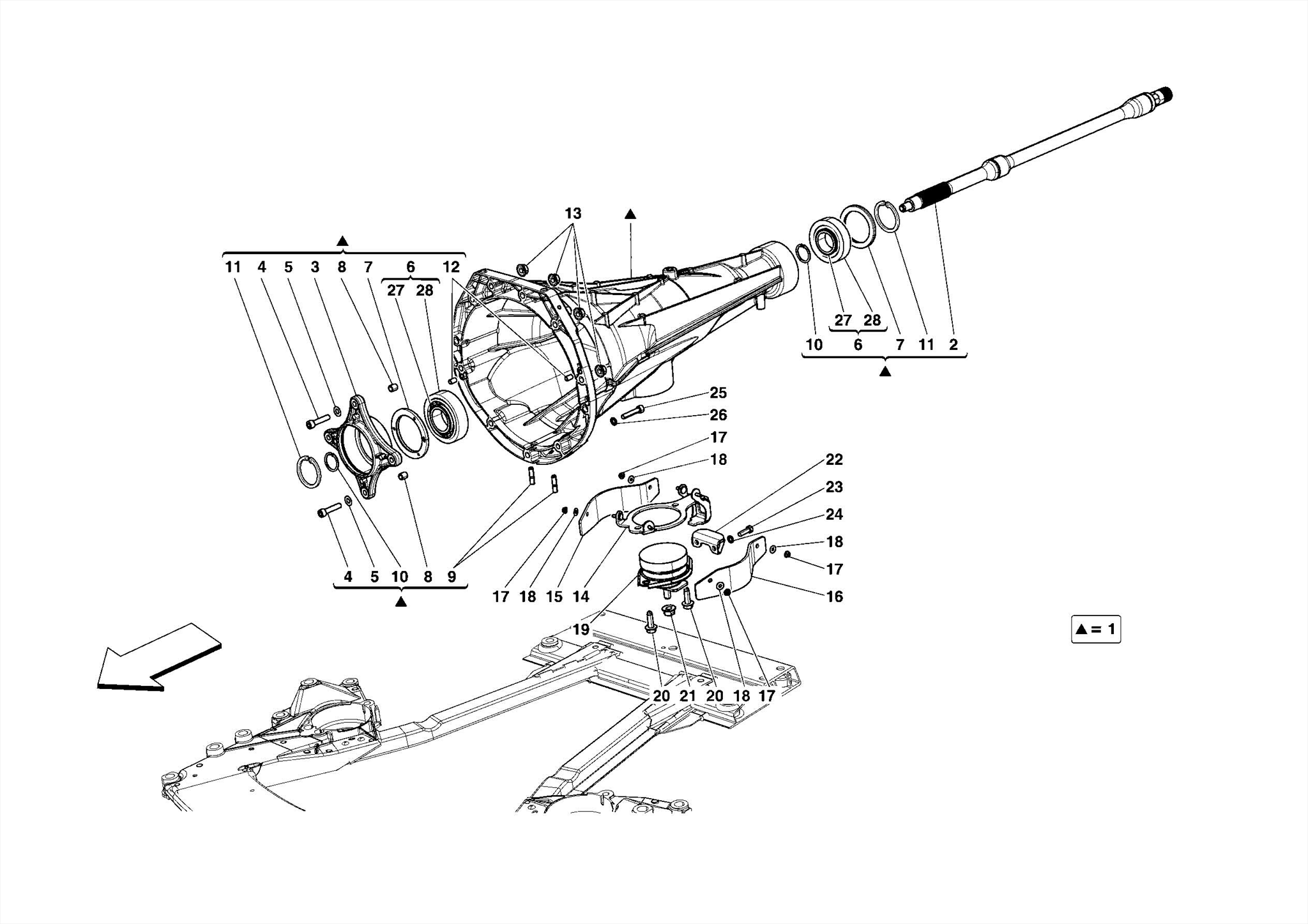 0028 TRANSMISSION HOUSING
