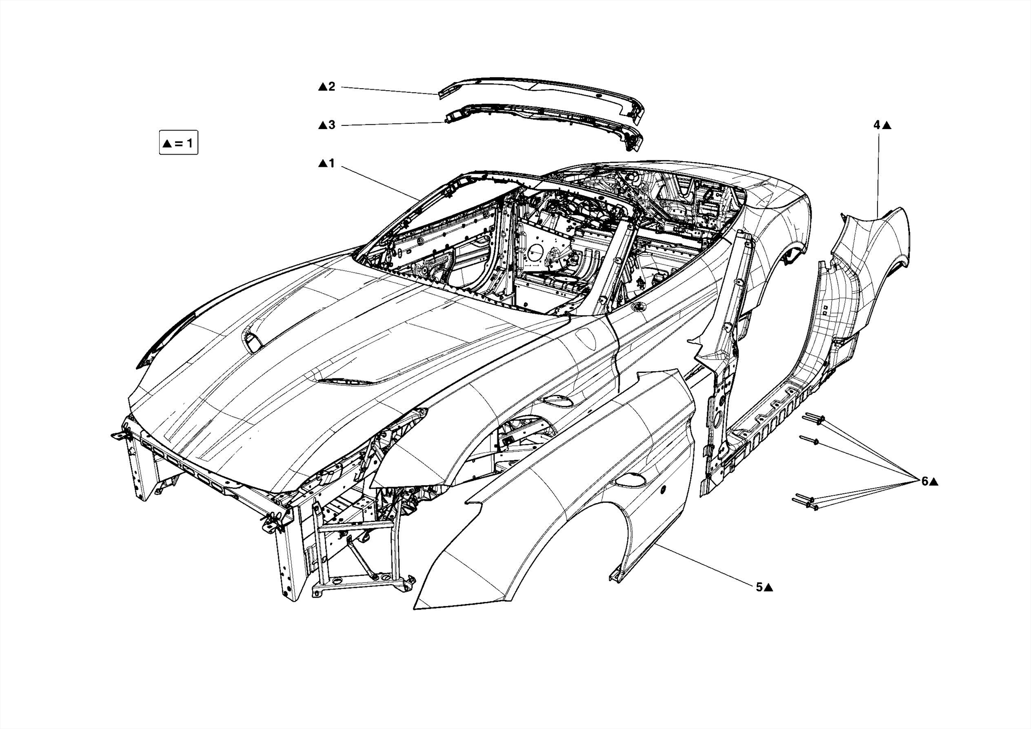 0100 BODYSHELL - EXTERNAL TRIM